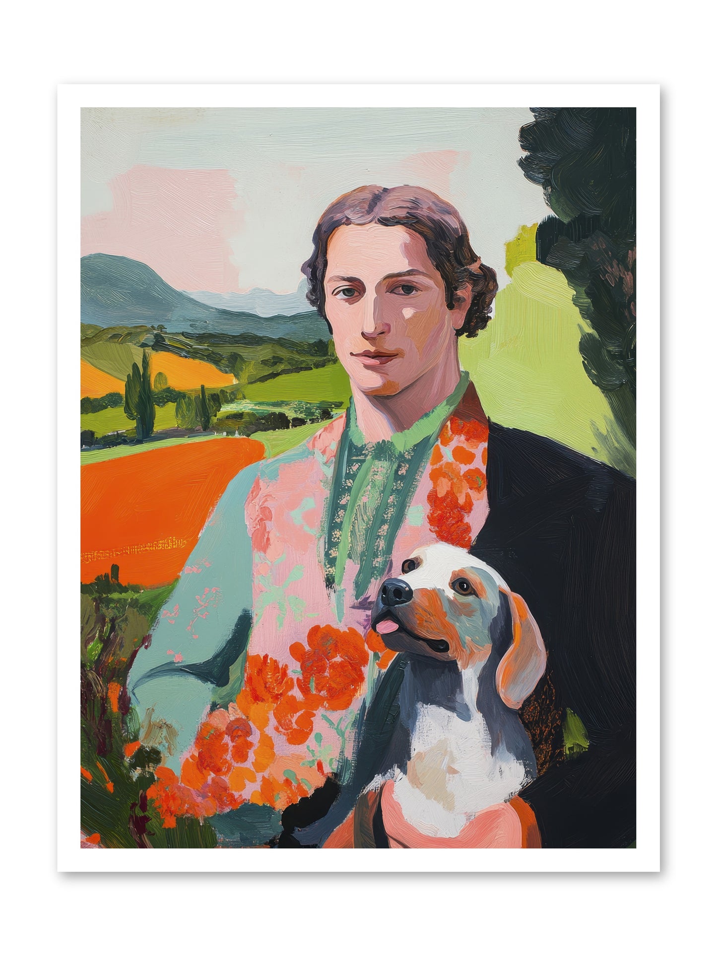 Noble Heart Tender -- Loose Canvas Print 24x32