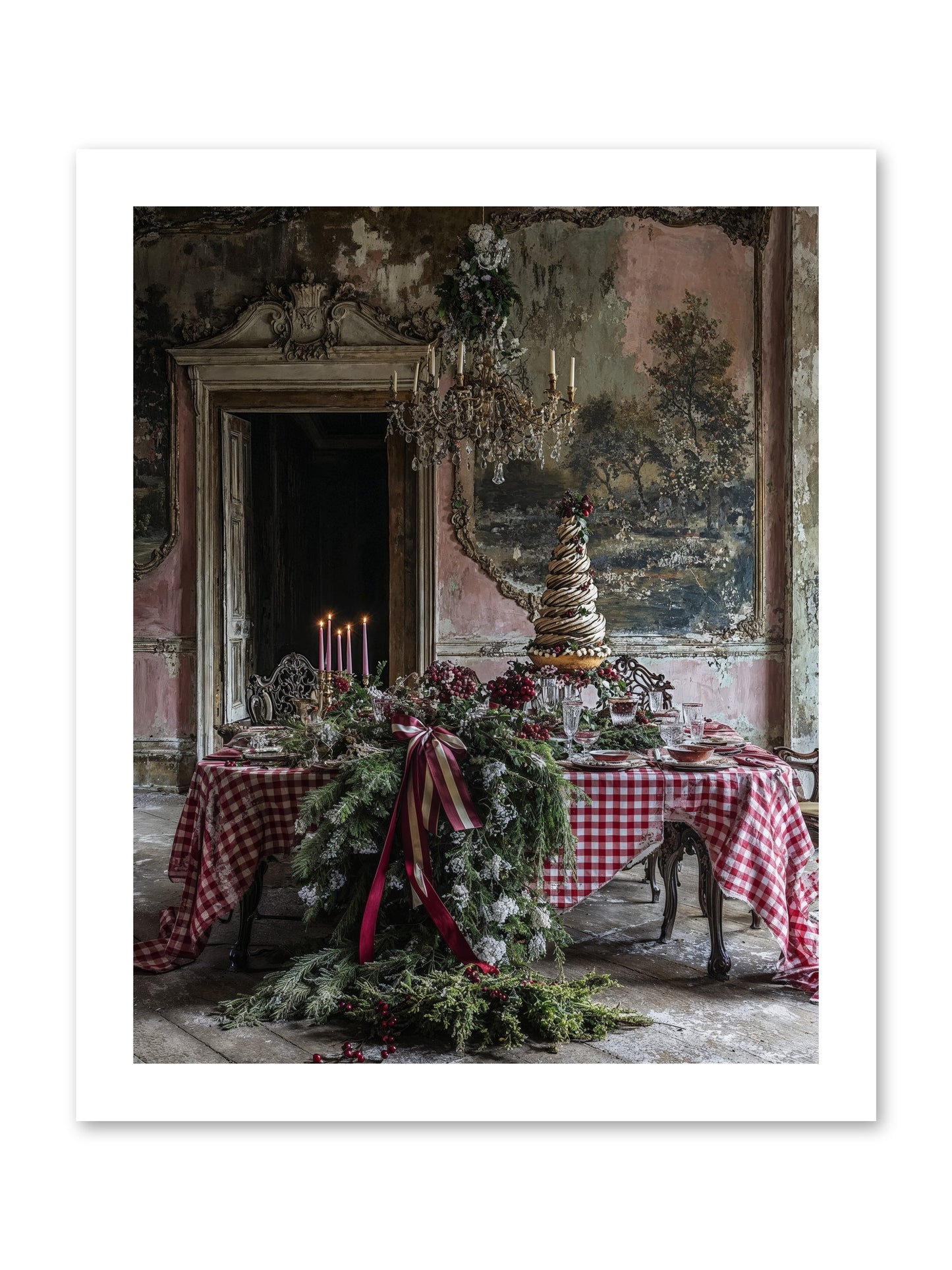 Noël à la Française -- Paper Print 12x15