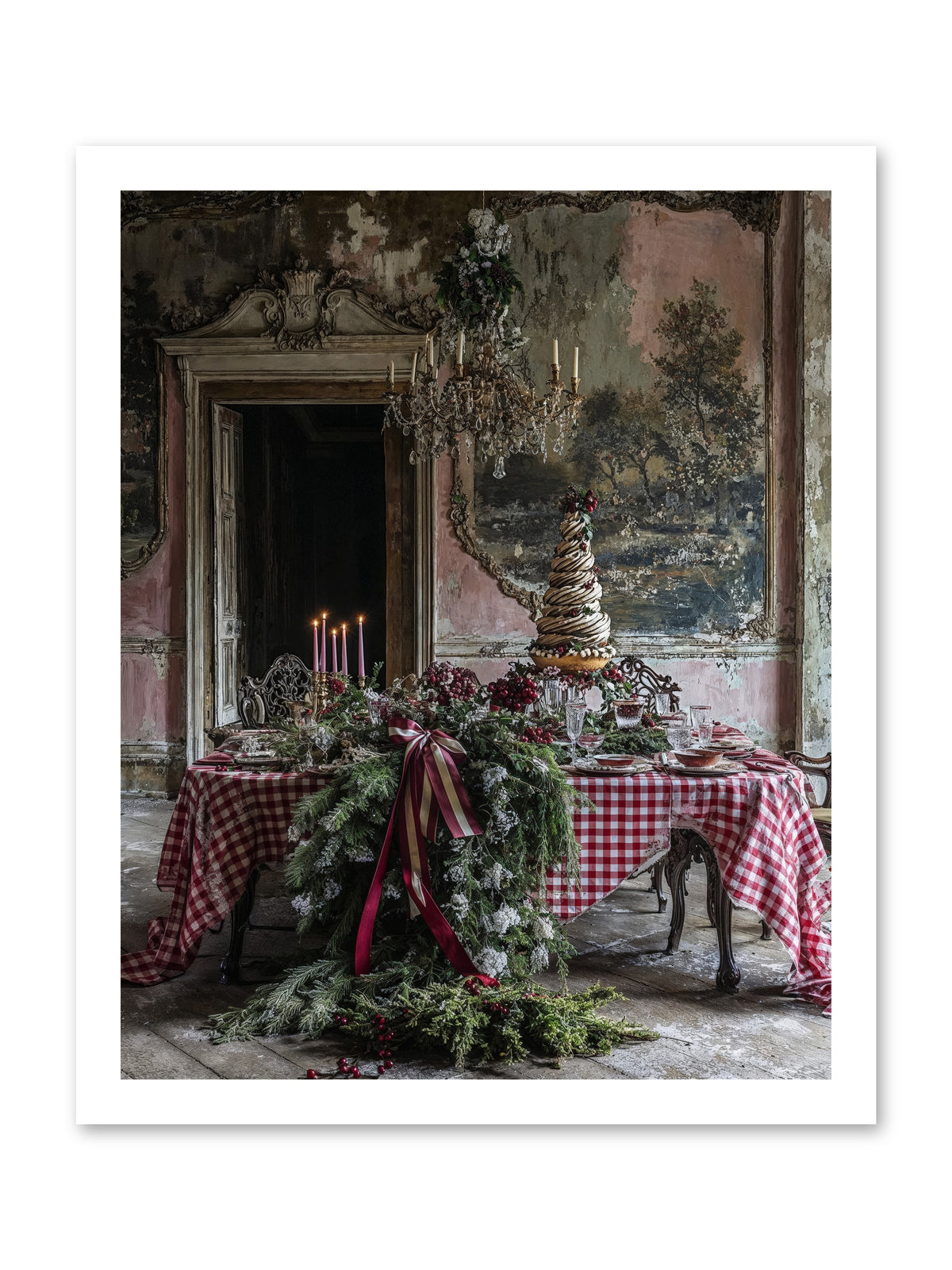 Noël à la Française -- Paper Print 16x20
