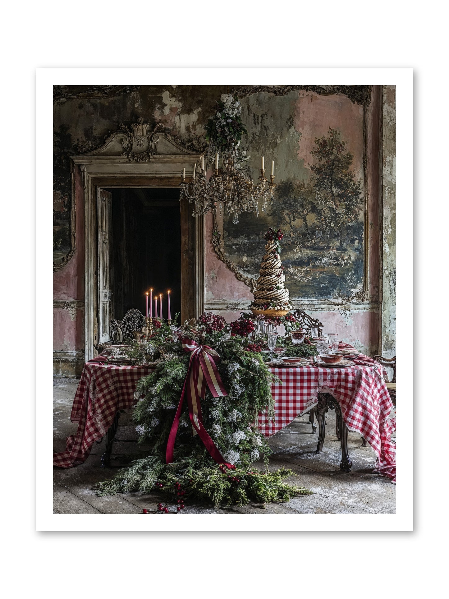 Noël à la Française -- Paper Print 20x25