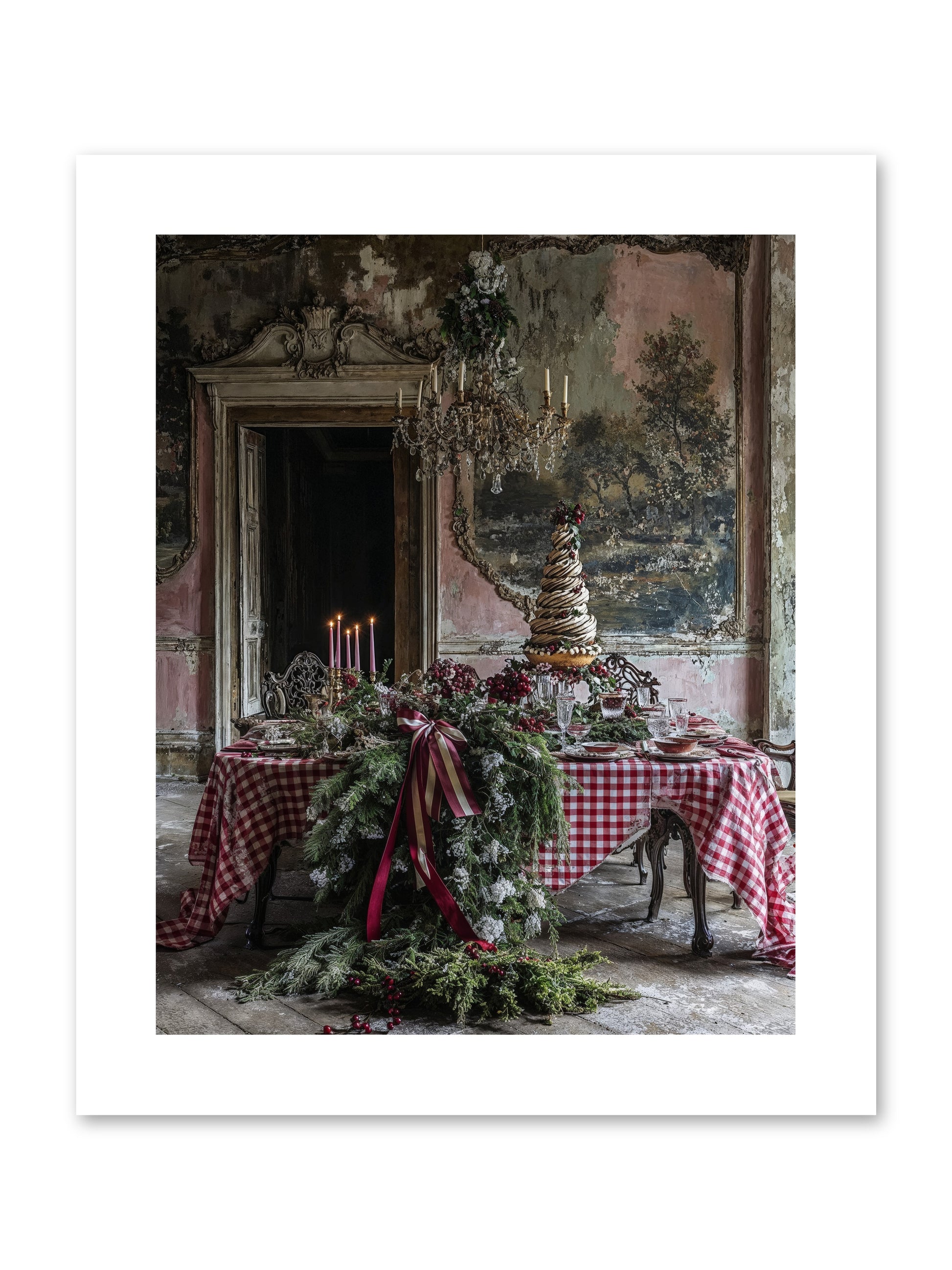 Noël à la Française -- Paper Print 8x10