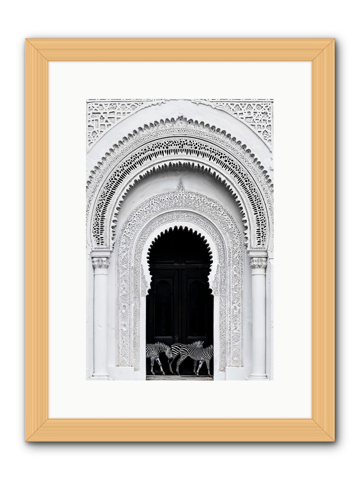 Nomad's Note -- Framed Print - Natural 10x15