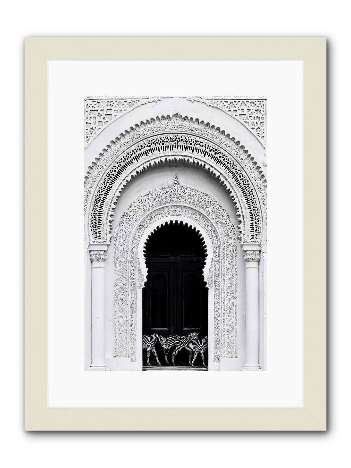Nomad's Note -- Framed Print - White 10x15