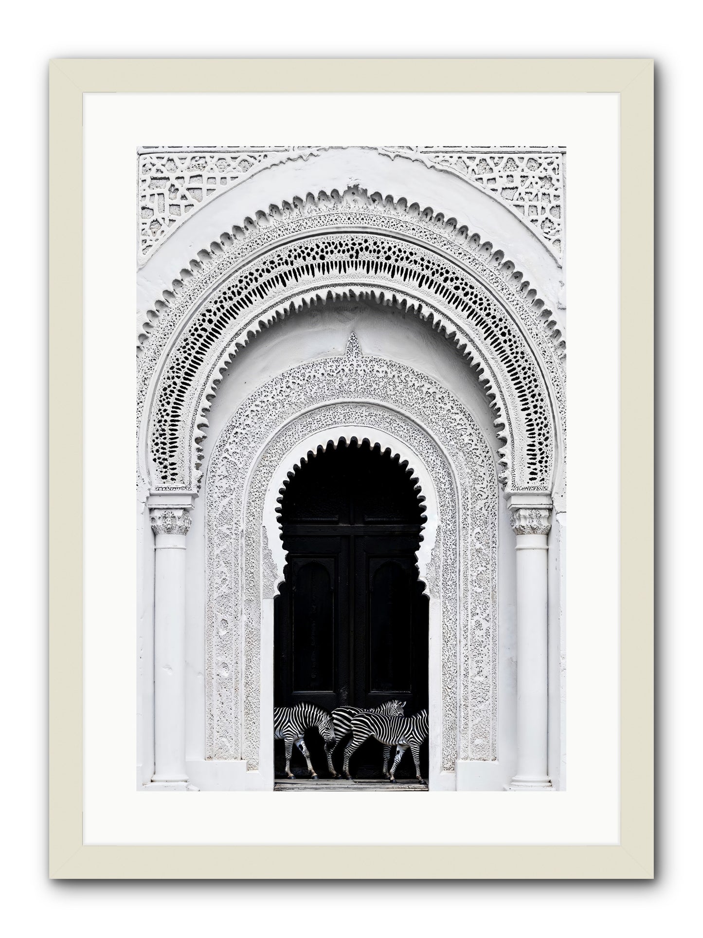 Nomad's Note -- Framed Print - White 16x24