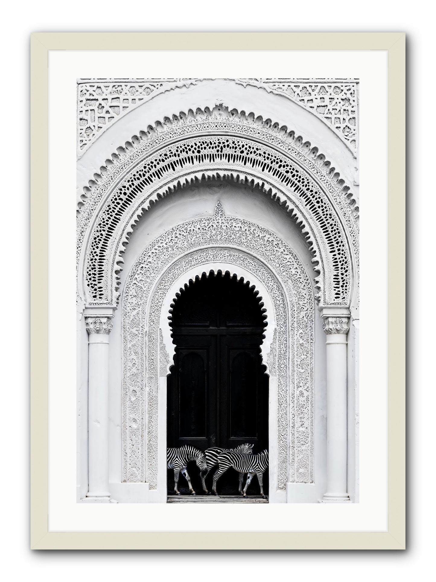 Nomad's Note -- Framed Print - White 20x30