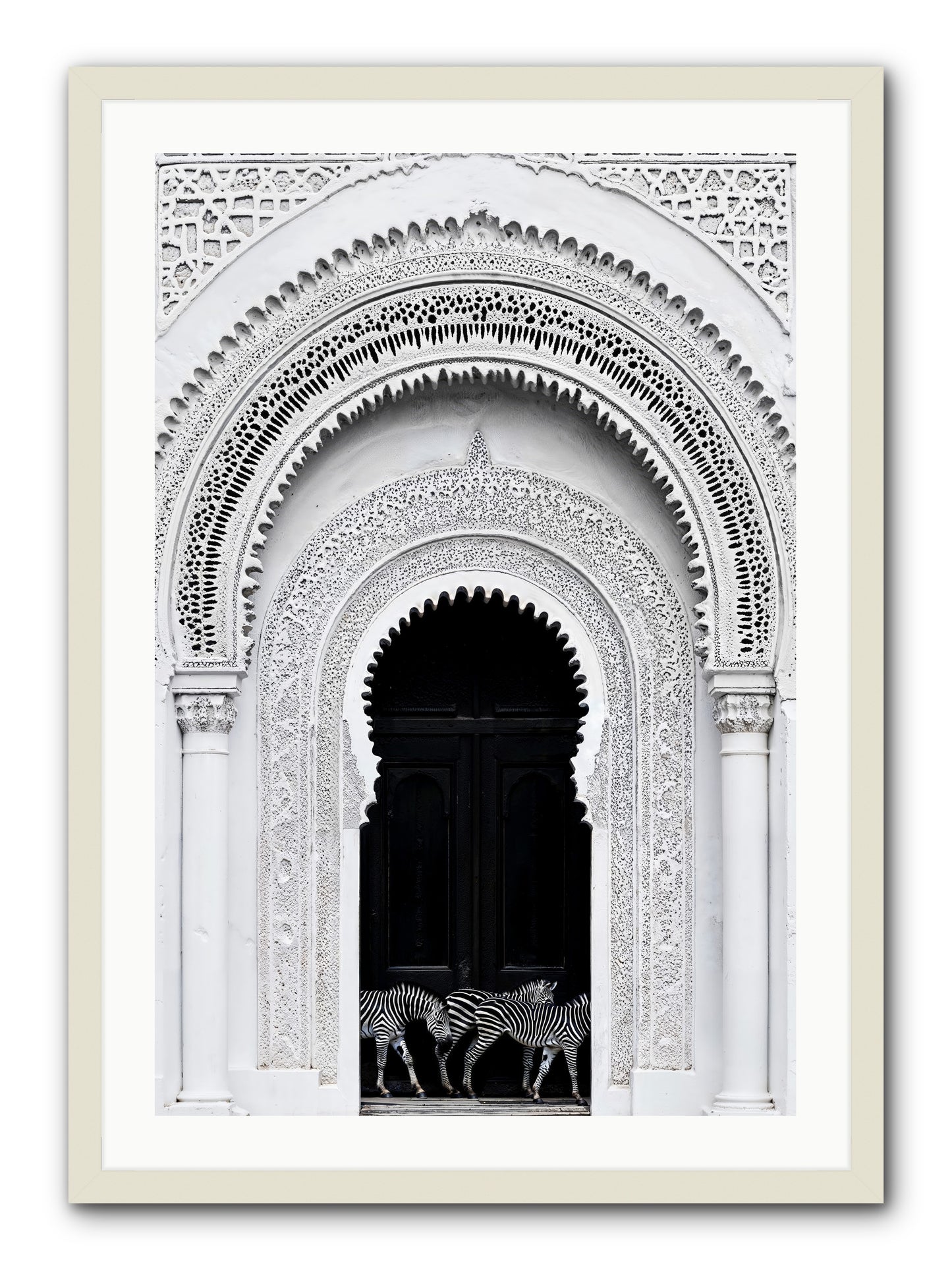 Nomad's Note -- Framed Print - White 24x36
