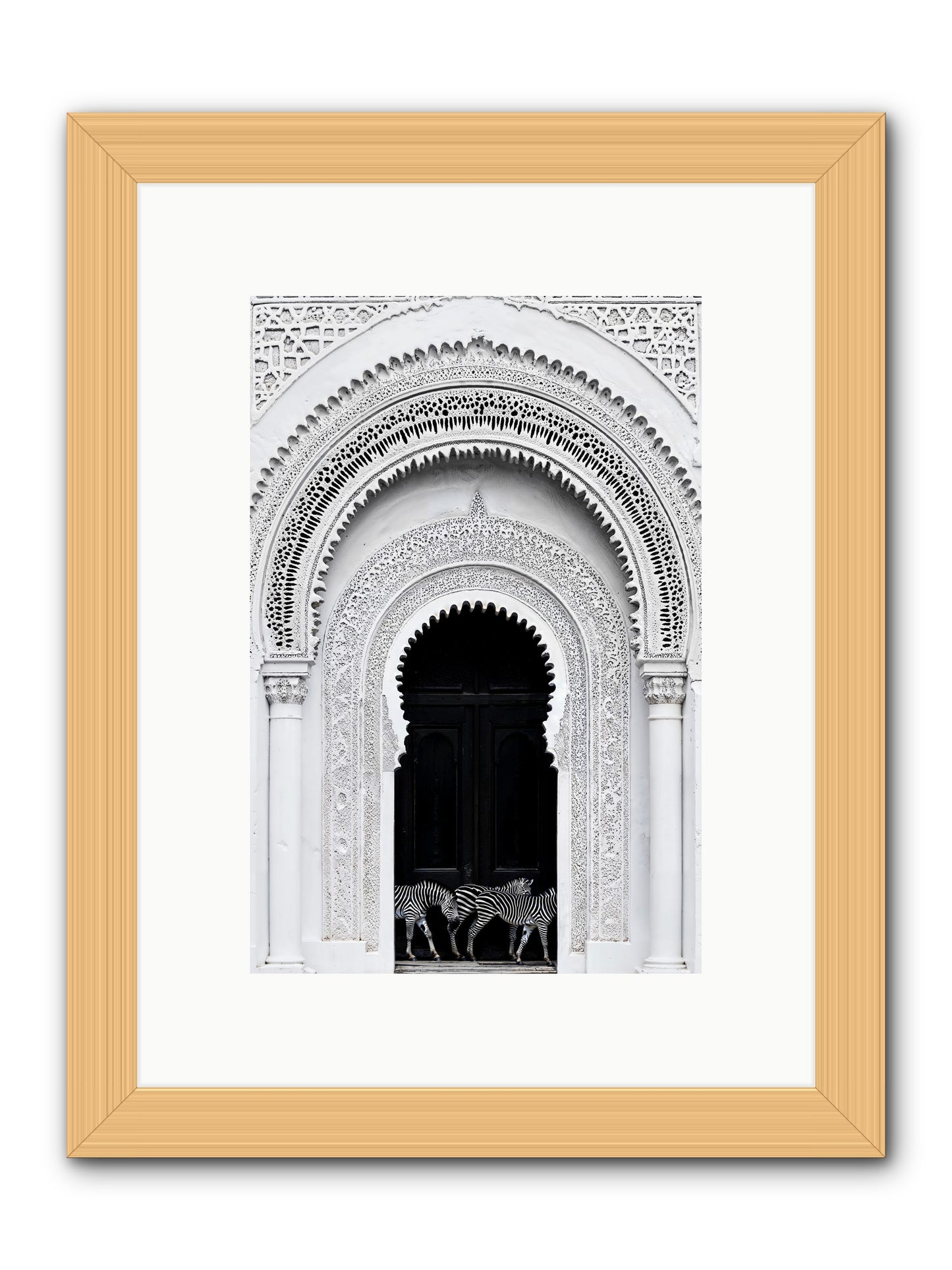 Nomad's Note -- Framed Print - Natural 8x12