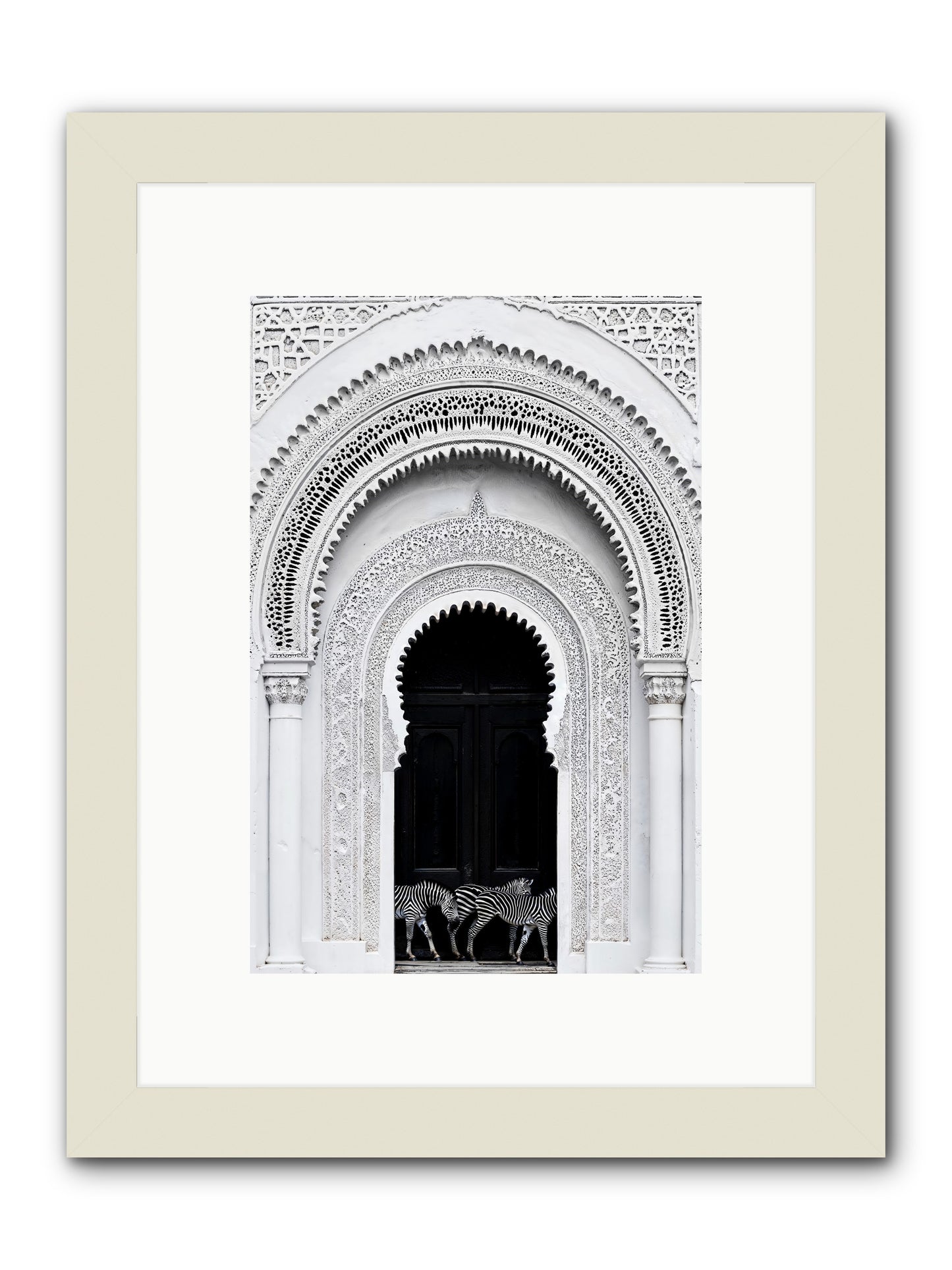 Nomad's Note -- Framed Print - White 8x12