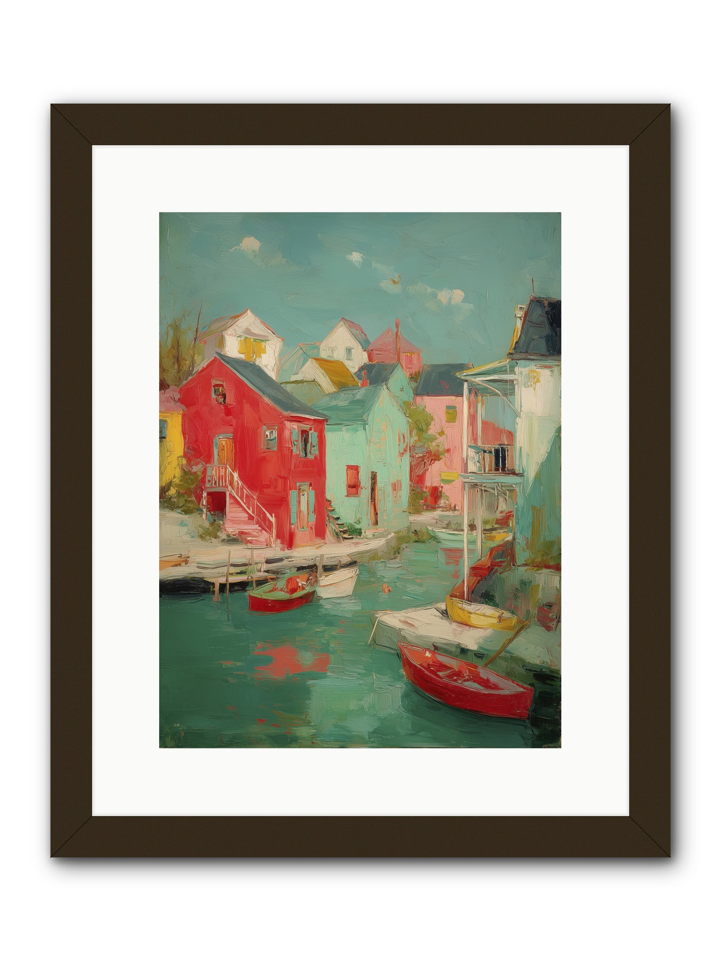Norman Coast Dreams -- Framed Print - Black 12x16