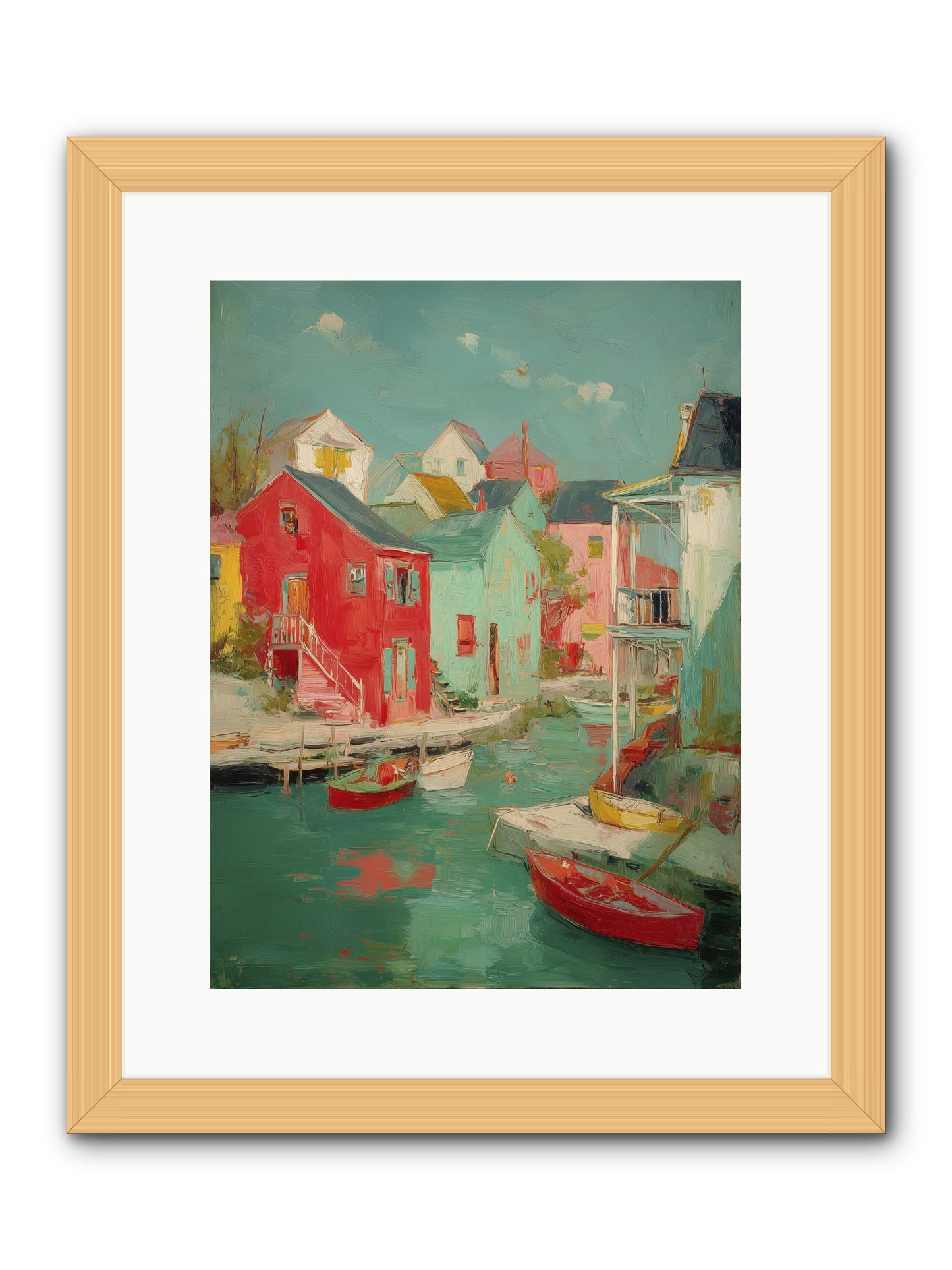 Norman Coast Dreams -- Framed Print - Natural 12x16
