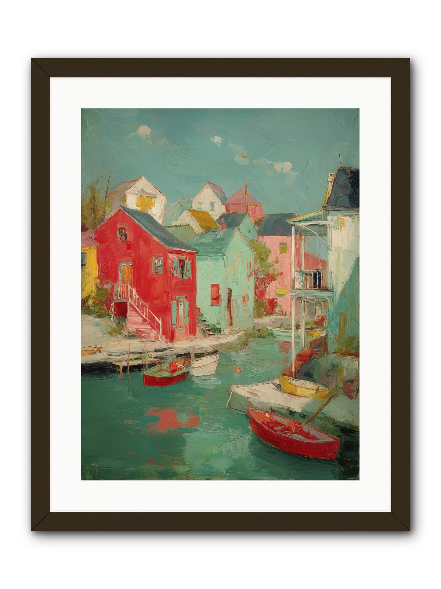 Norman Coast Dreams -- Framed Print - Black 18x24