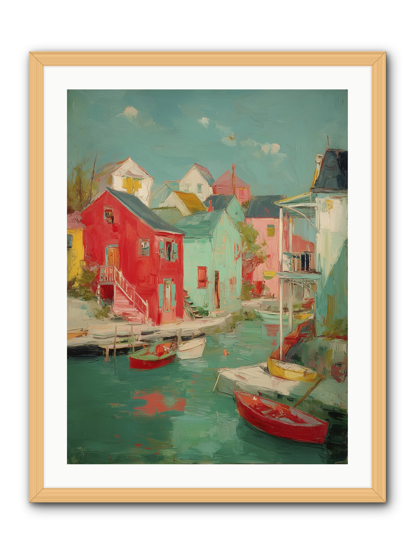 Norman Coast Dreams -- Framed Print - Natural 24x32