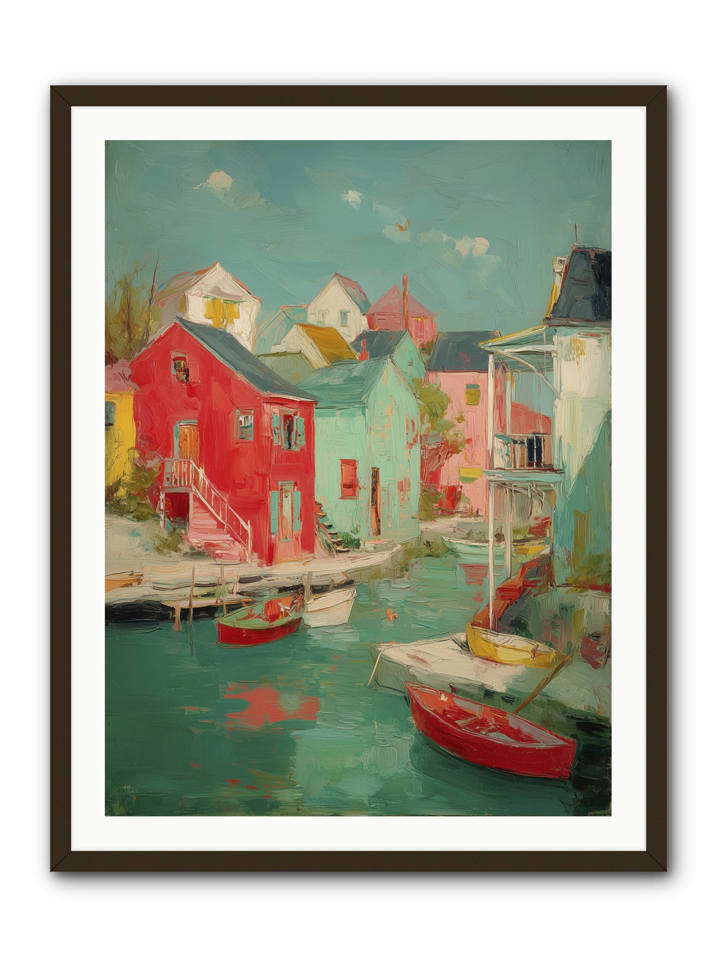Norman Coast Dreams -- Framed Print - Black 30x40