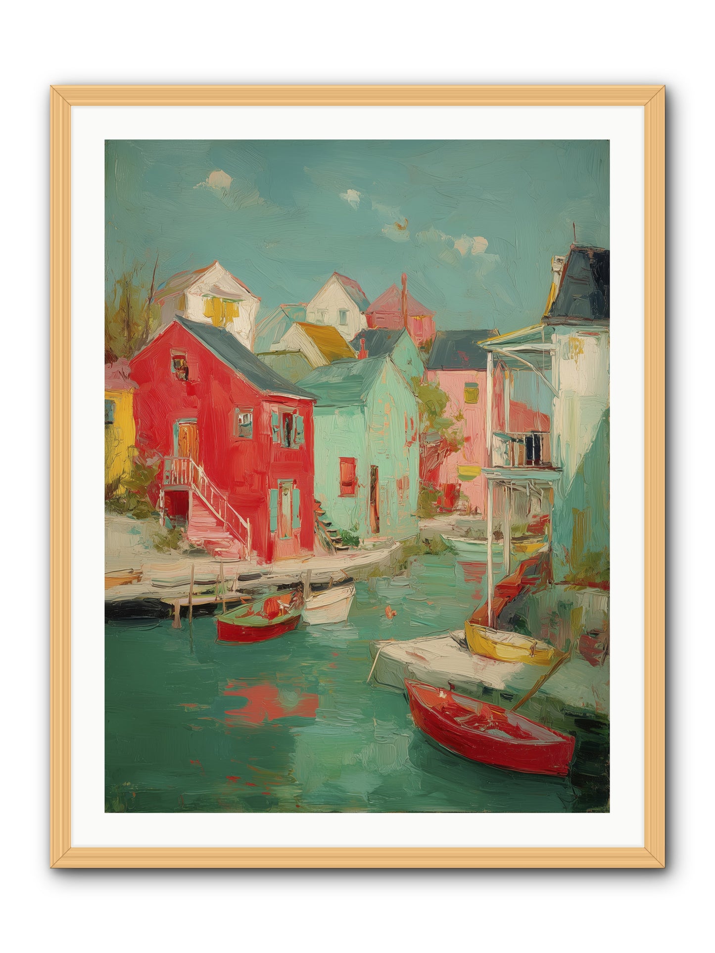 Norman Coast Dreams -- Framed Print - Natural 30x40
