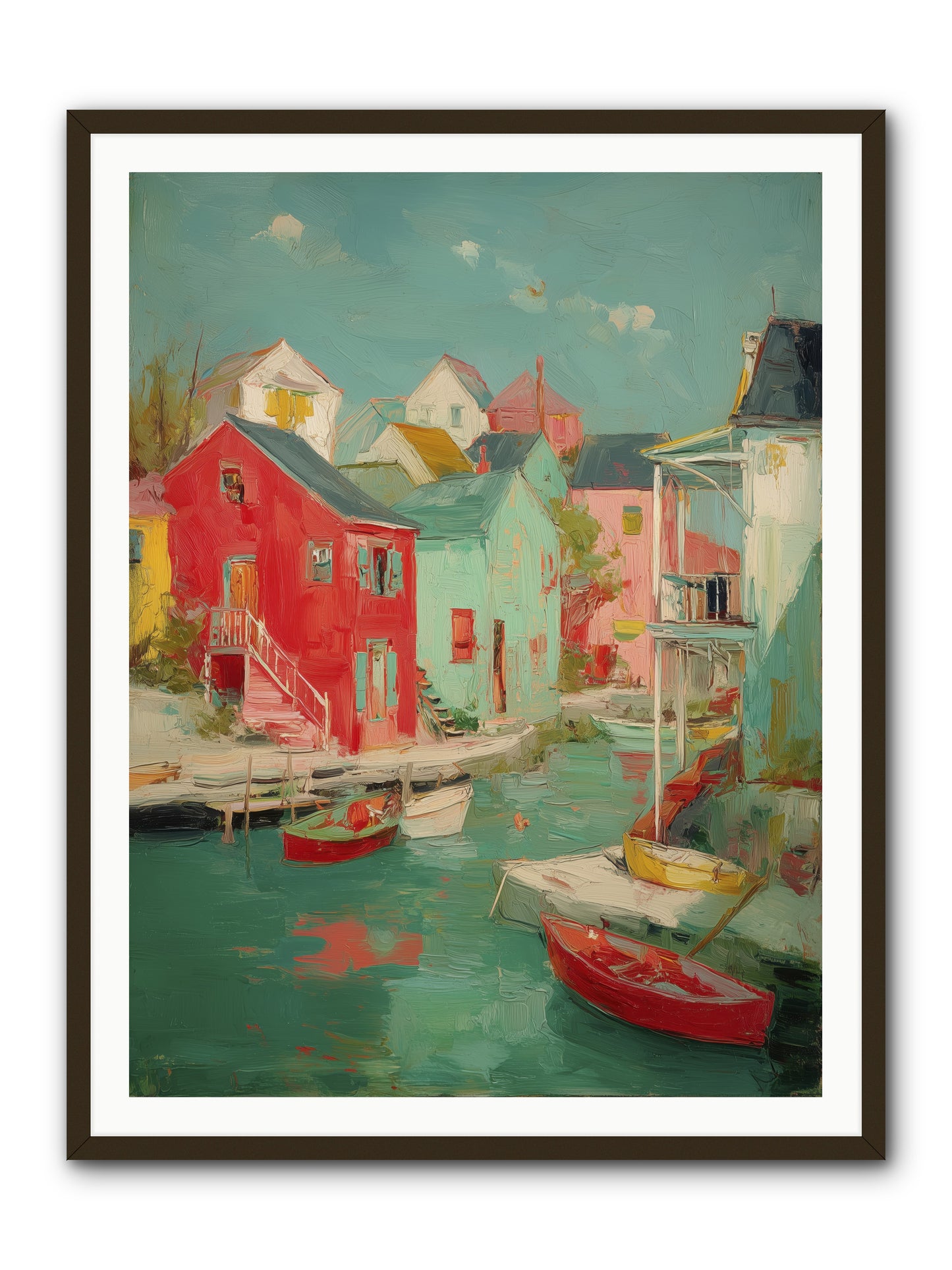Norman Coast Dreams -- Framed Print - Black 36x48