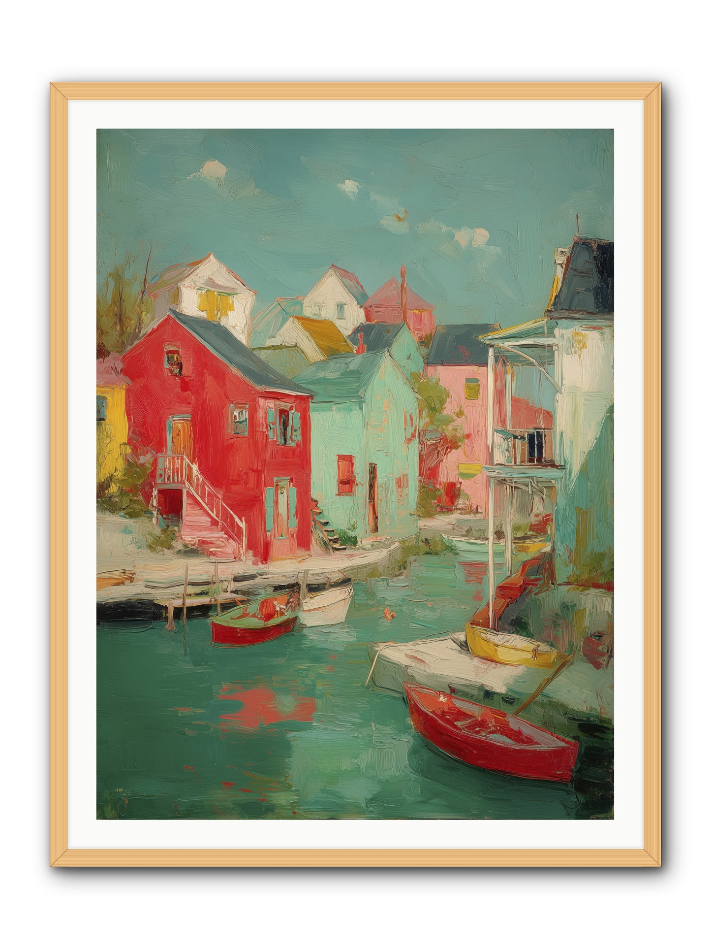 Norman Coast Dreams -- Framed Print - Natural 36x48