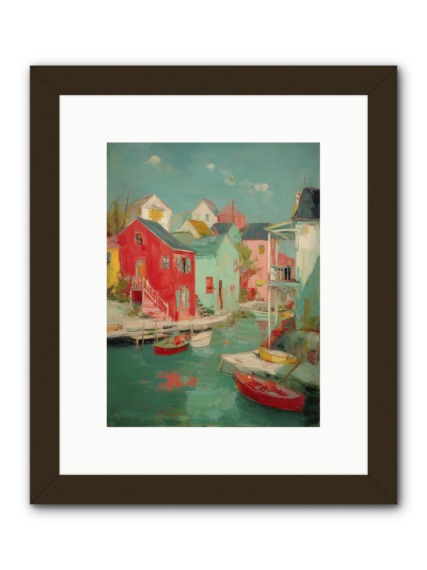Norman Coast Dreams -- Framed Print - Black 9x12