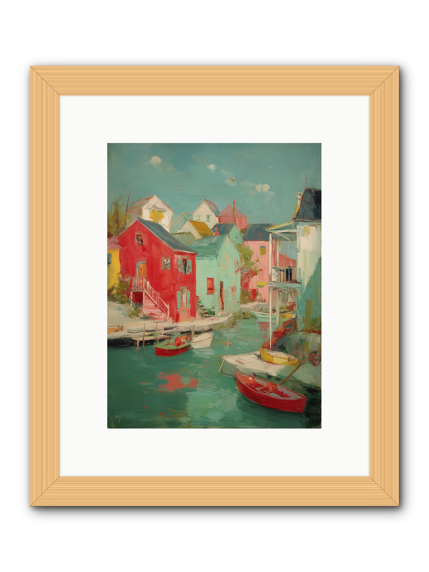 Norman Coast Dreams -- Framed Print - Natural 9x12