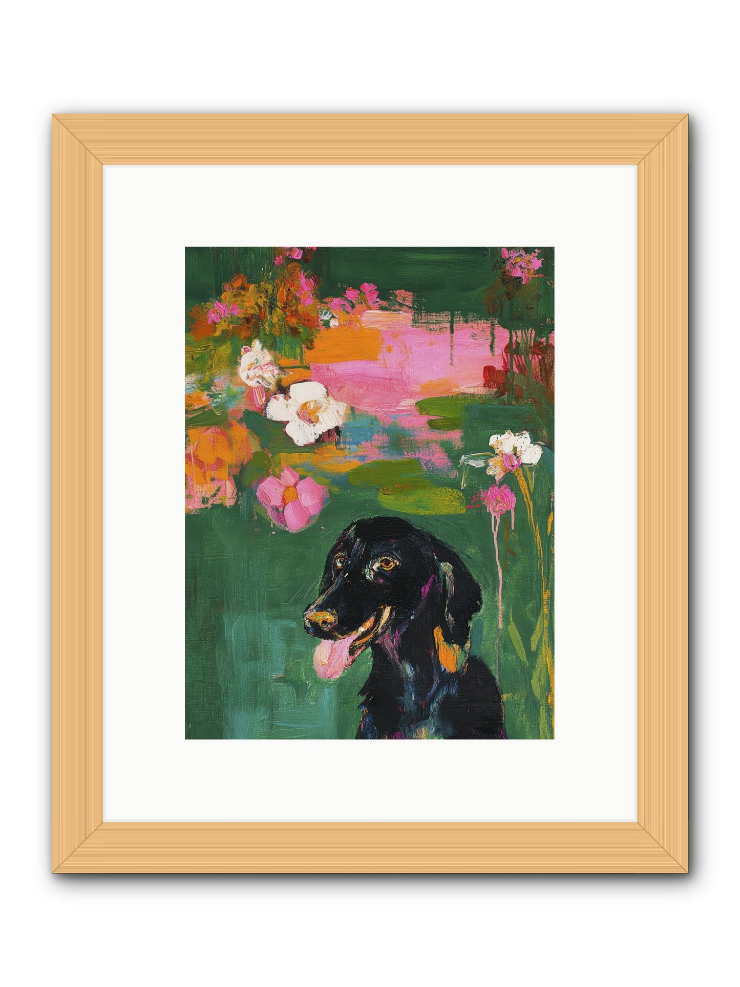 North Star -- Framed Print - Natural 9x12