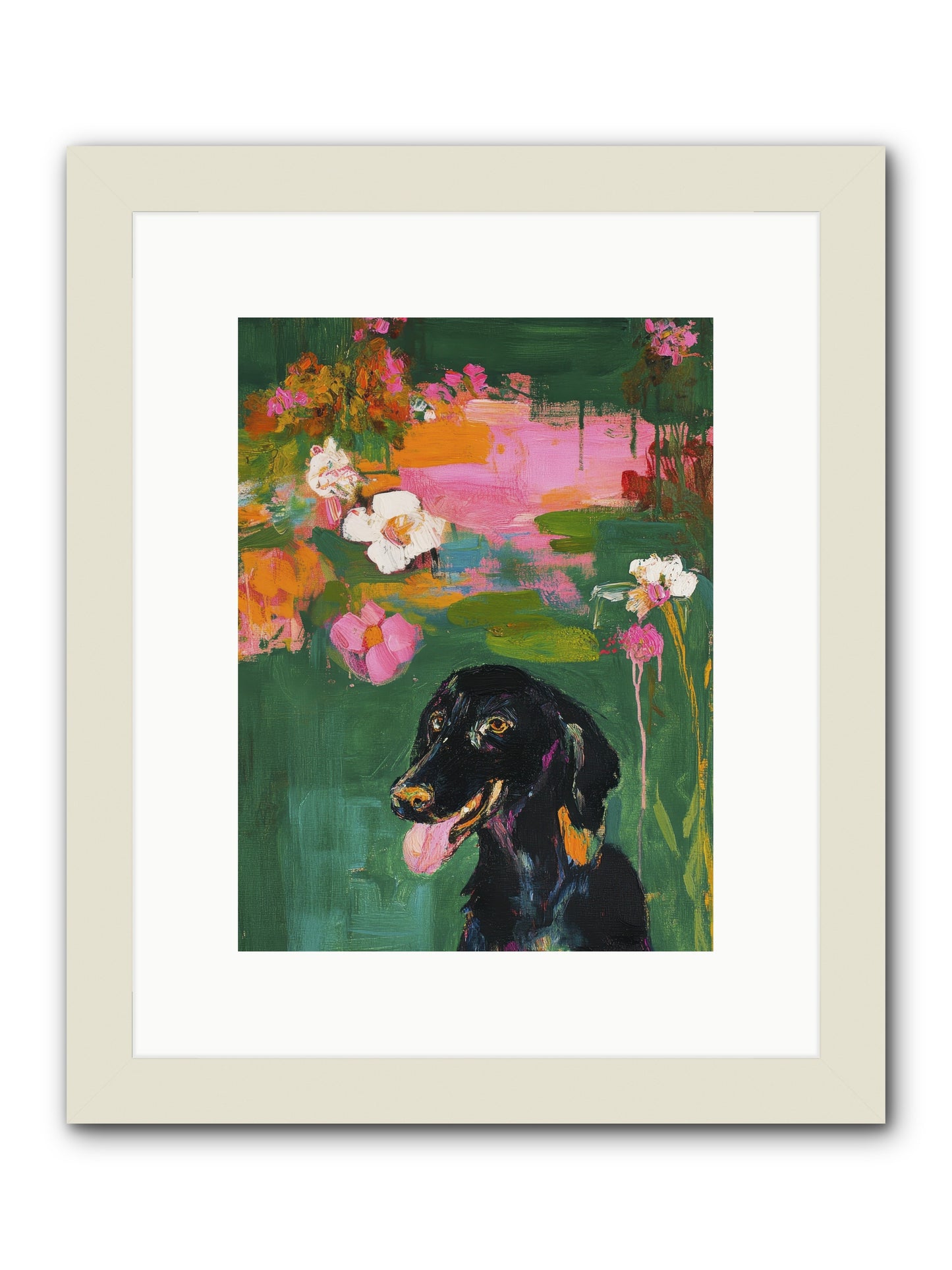 North Star -- Framed Print - White 9x12