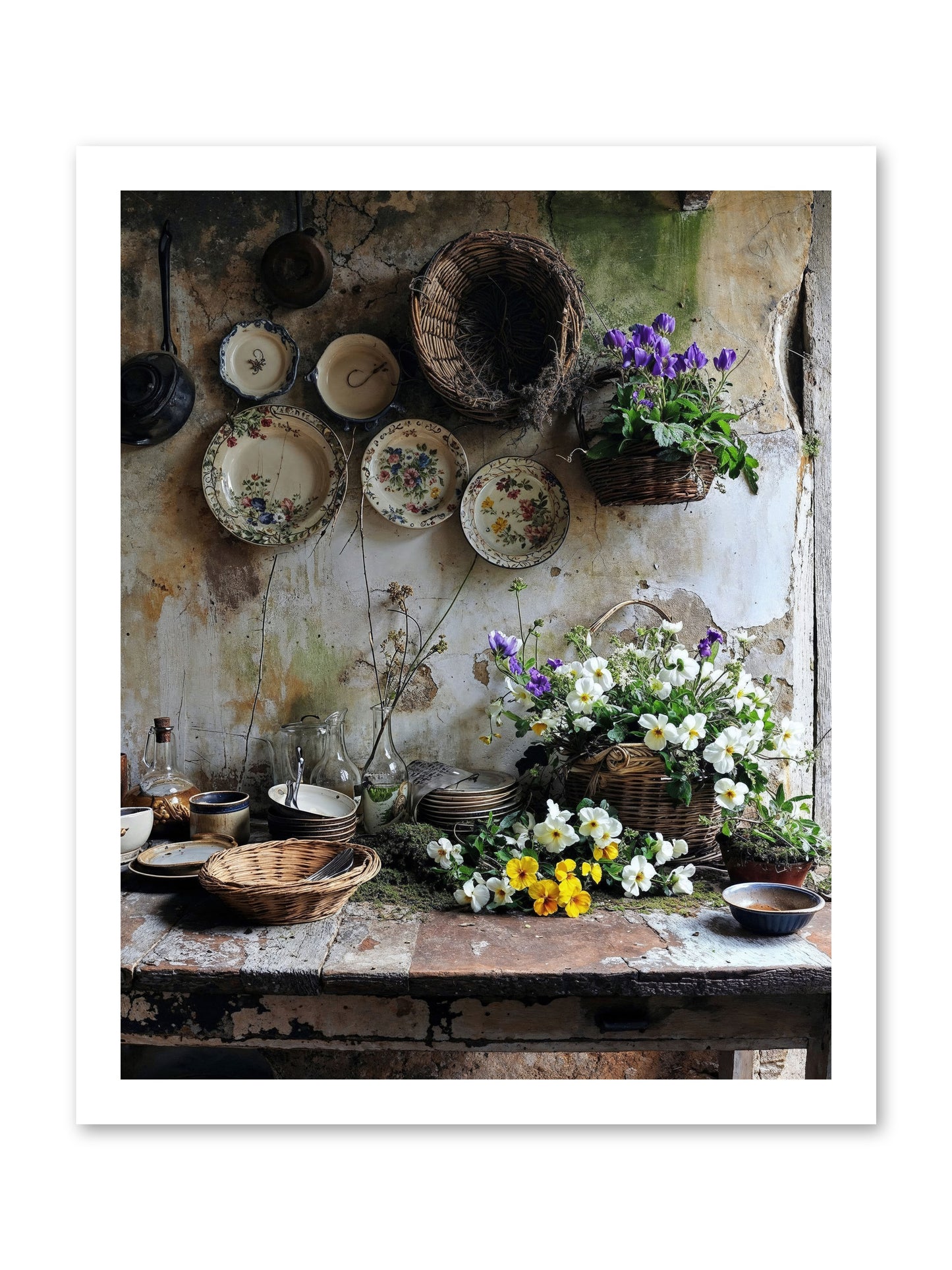 Not Far From Kensington -- Loose Canvas Print 16x20