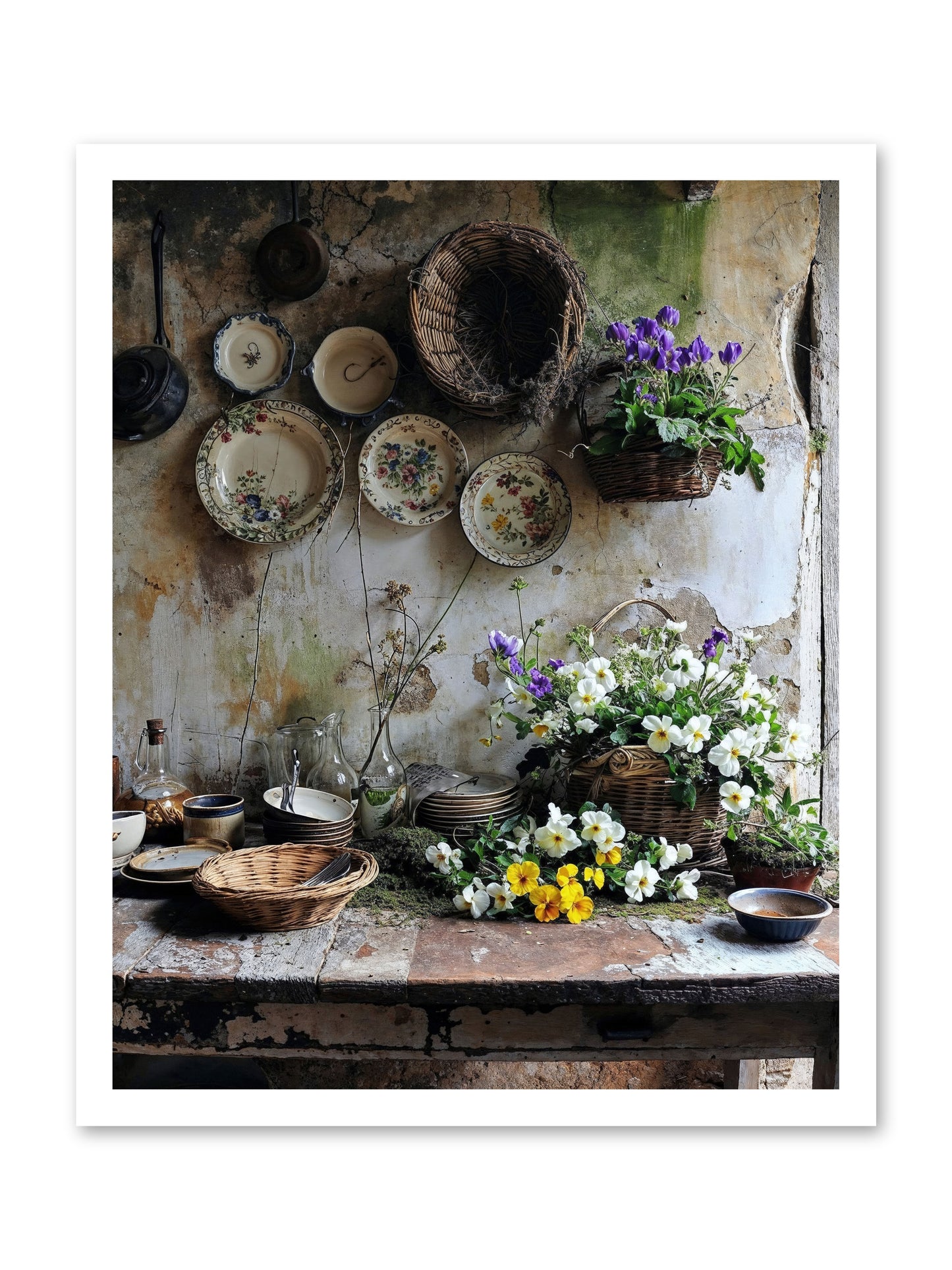 Not Far From Kensington -- Loose Canvas Print 20x25