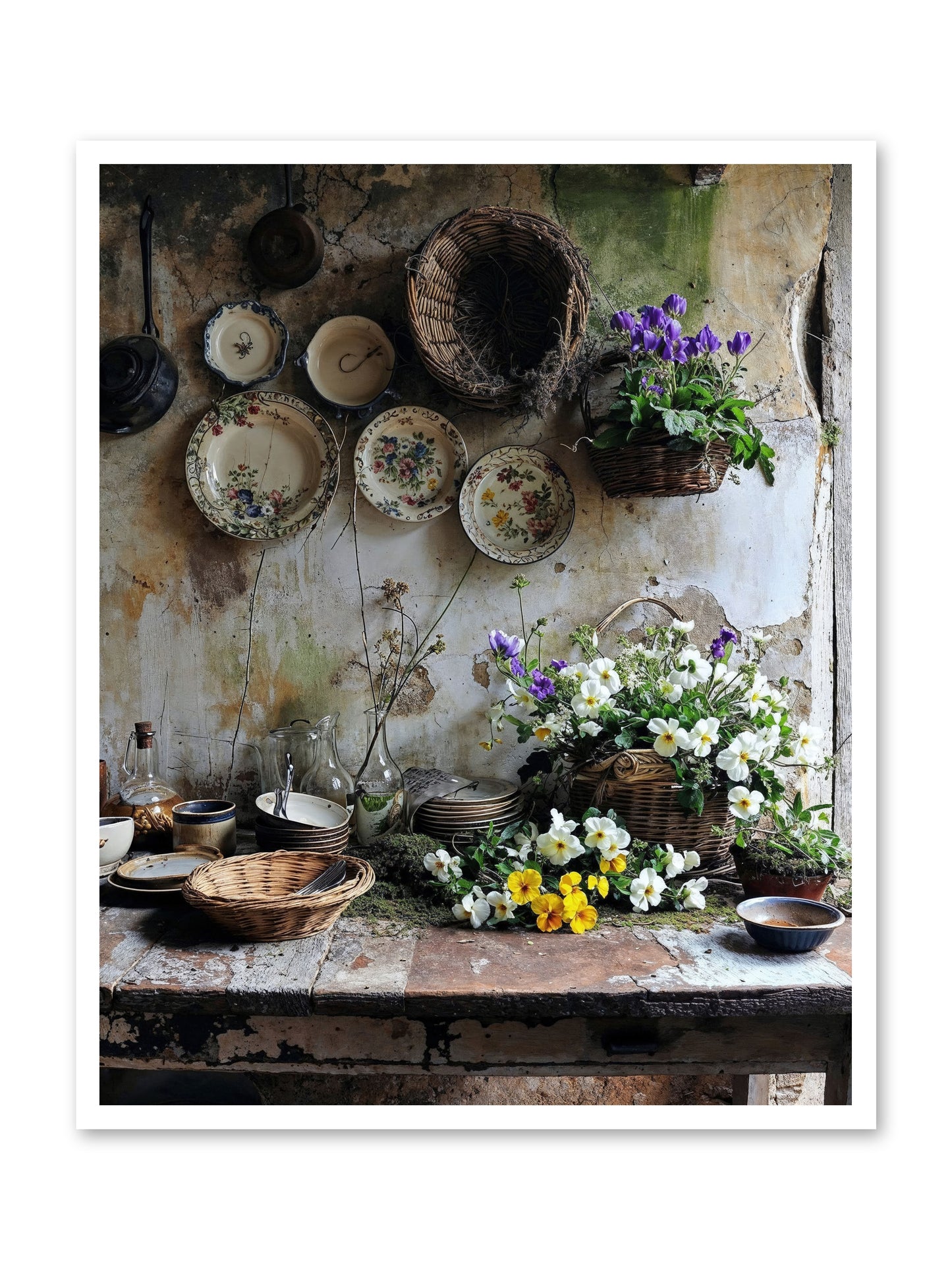 Not Far From Kensington -- Loose Canvas Print 32x40