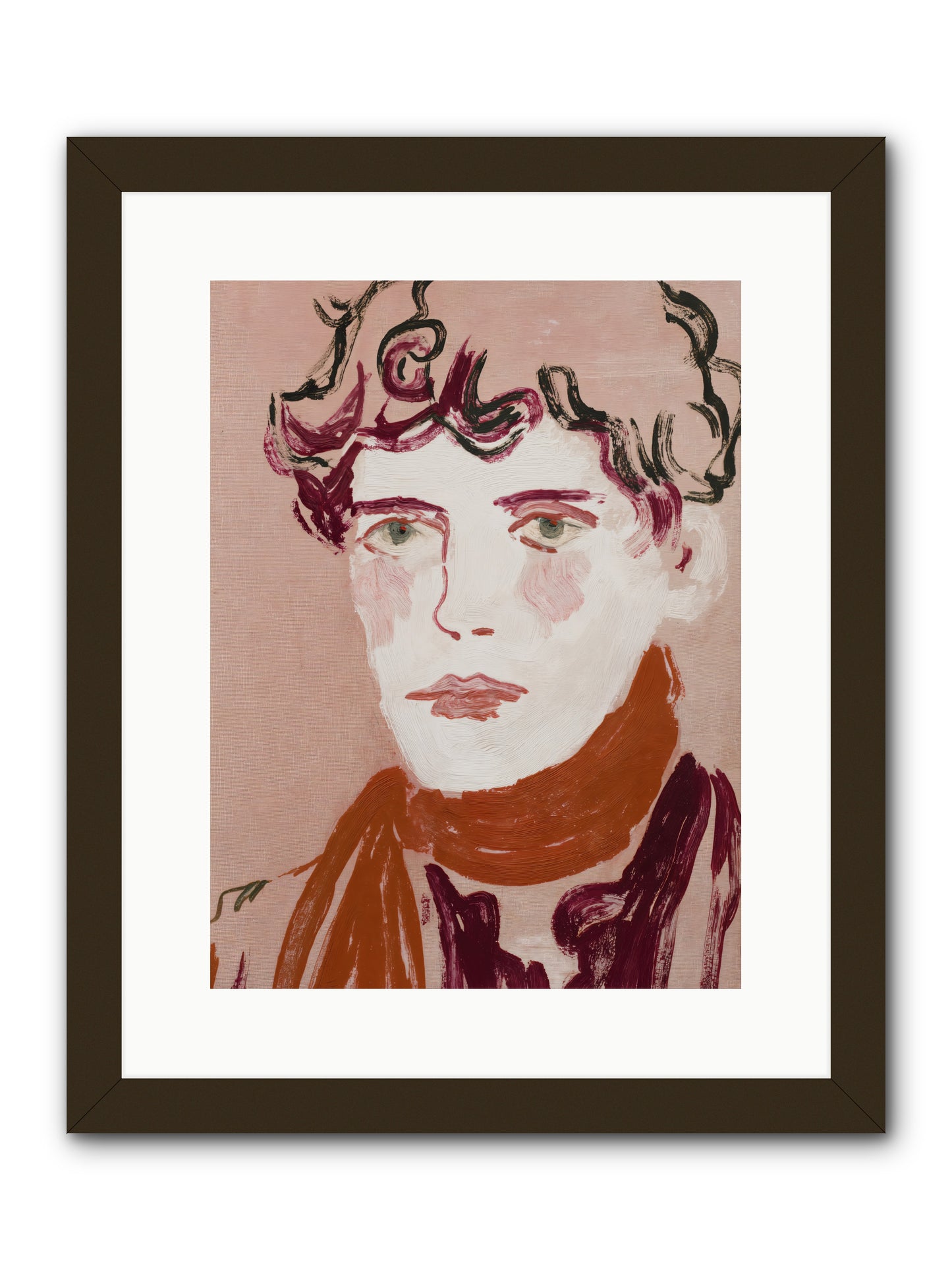 Not The Masquerading Type -- Framed Print - Black 12x16