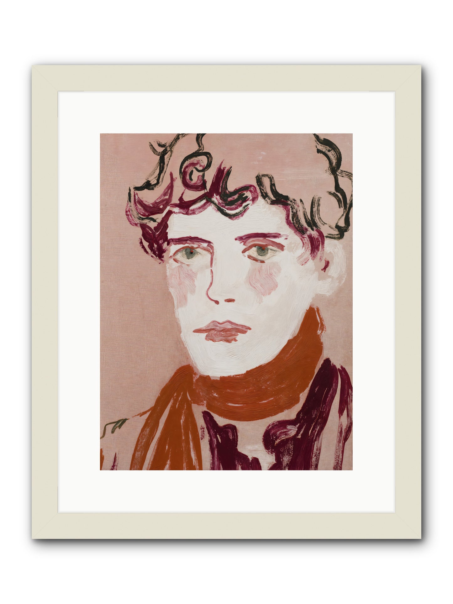 Not The Masquerading Type -- Framed Print - White 12x16