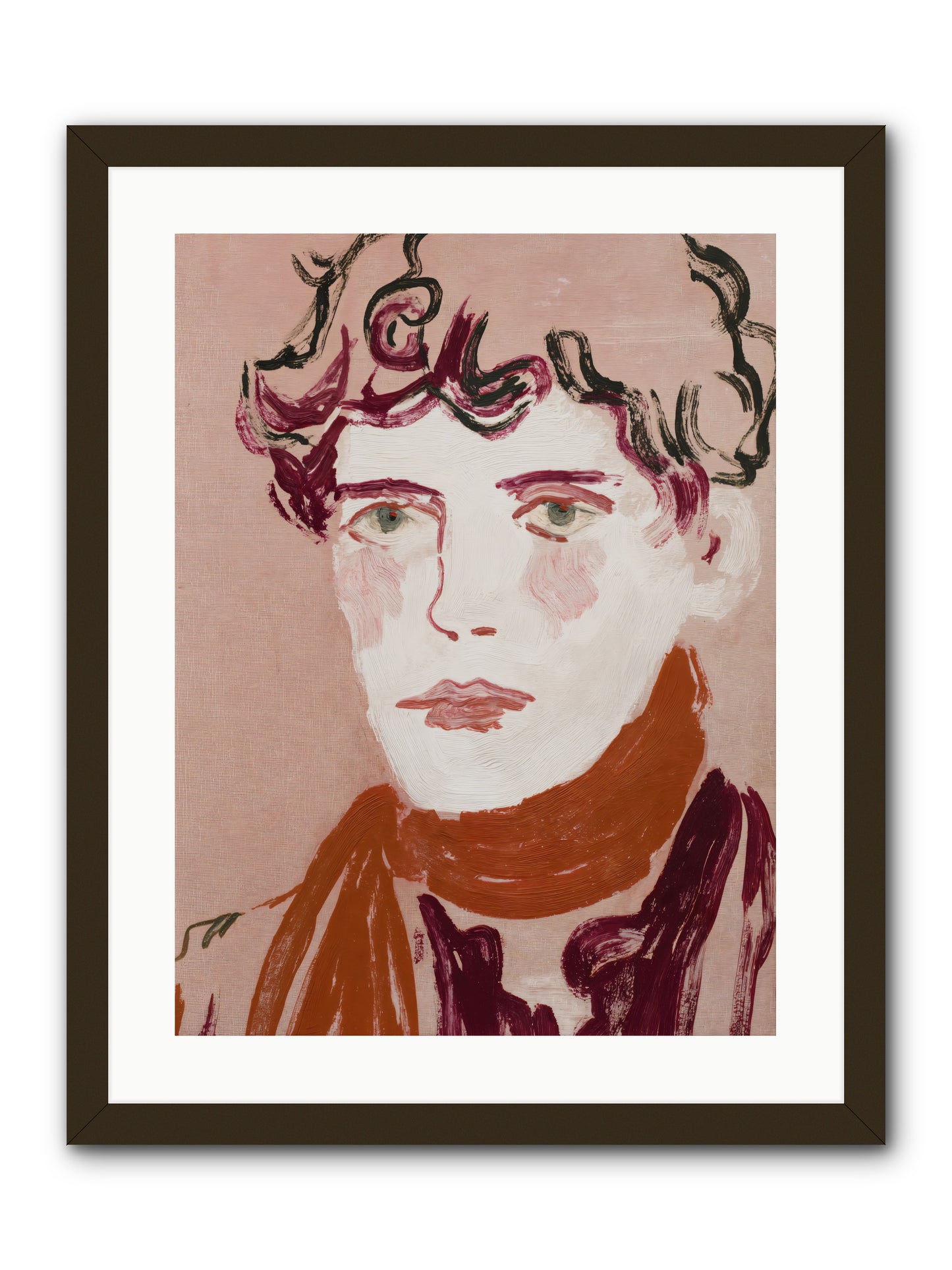 Not The Masquerading Type -- Framed Print - Black 18x24
