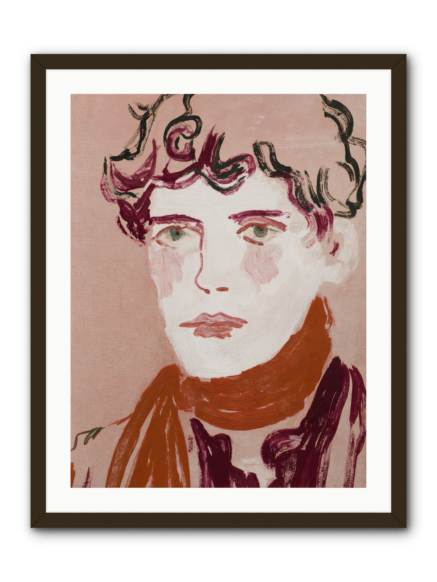 Not The Masquerading Type -- Framed Print - Black 24x32