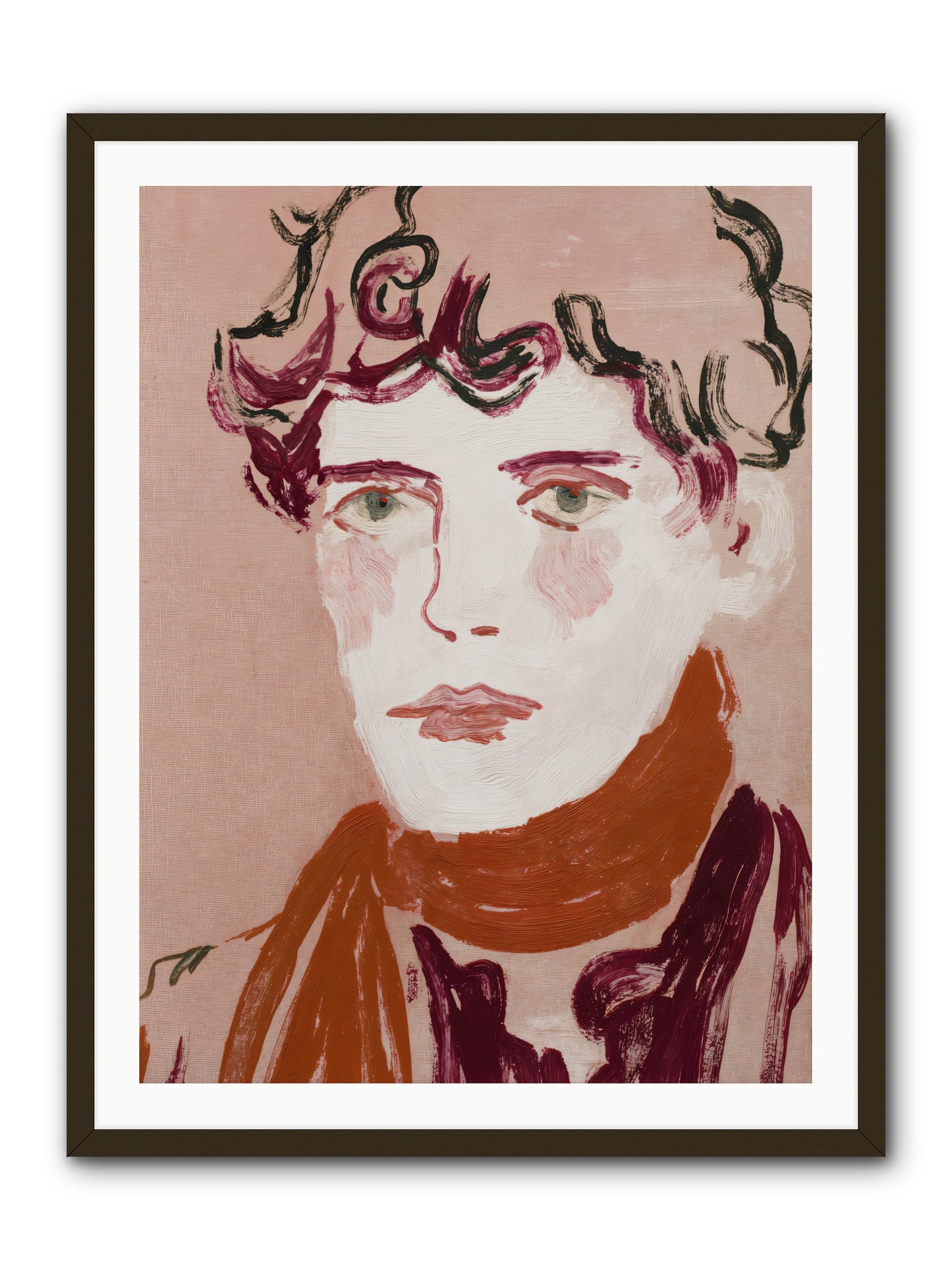 Not The Masquerading Type -- Framed Print - Black 30x40