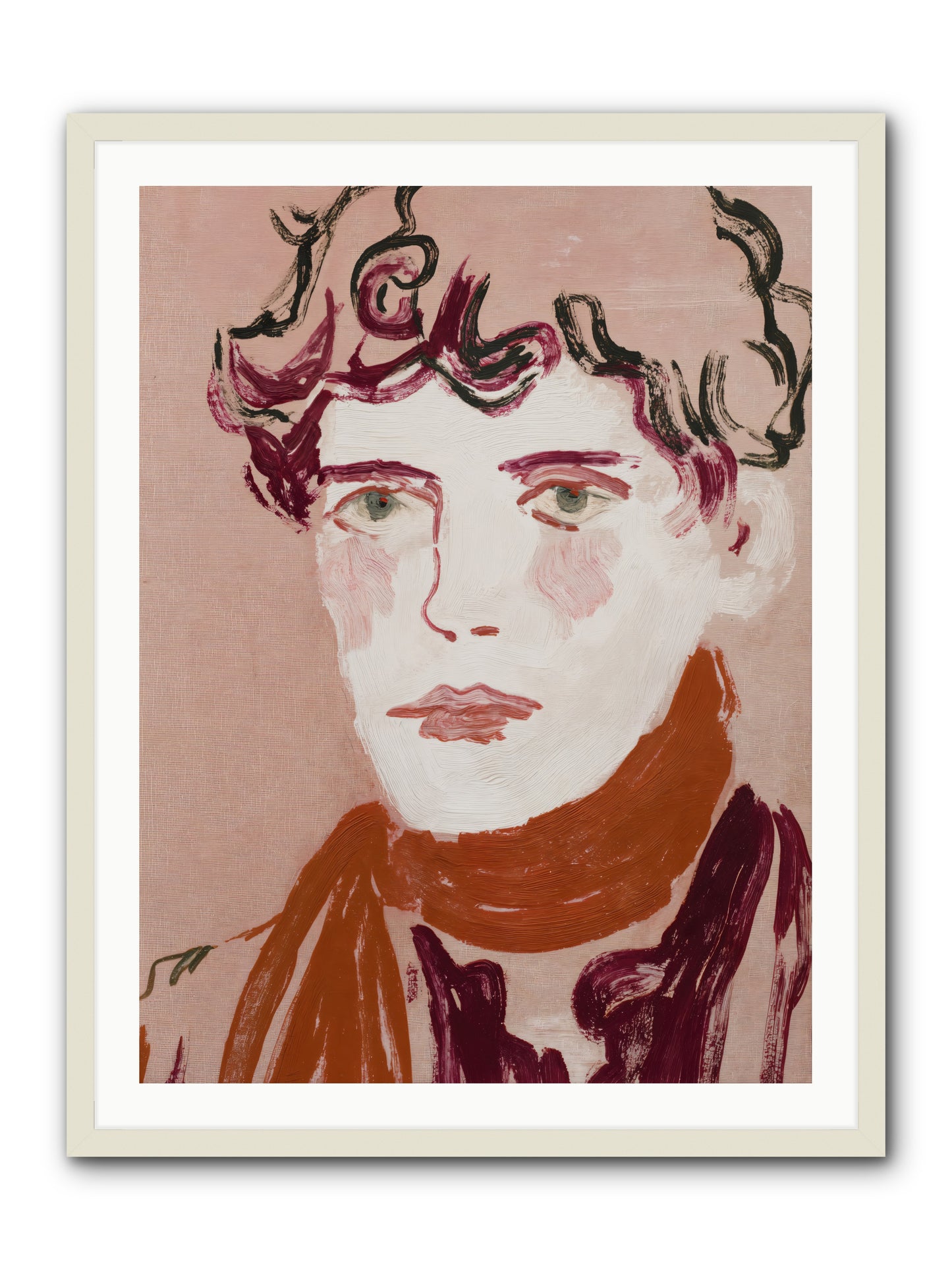 Not The Masquerading Type -- Framed Print - White 30x40