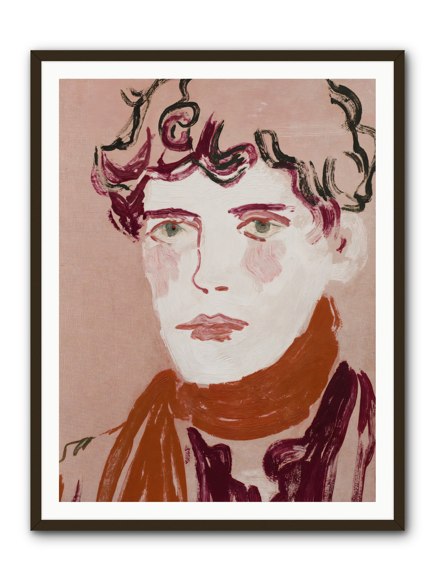Not The Masquerading Type -- Framed Print - Black 36x48