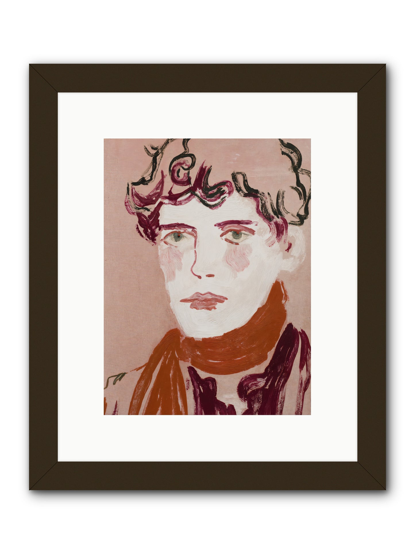 Not The Masquerading Type -- Framed Print - Black 9x12