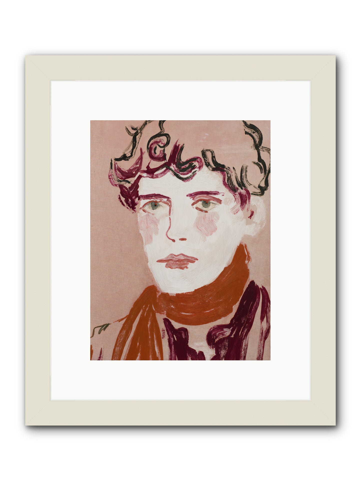 Not The Masquerading Type -- Framed Print - White 9x12