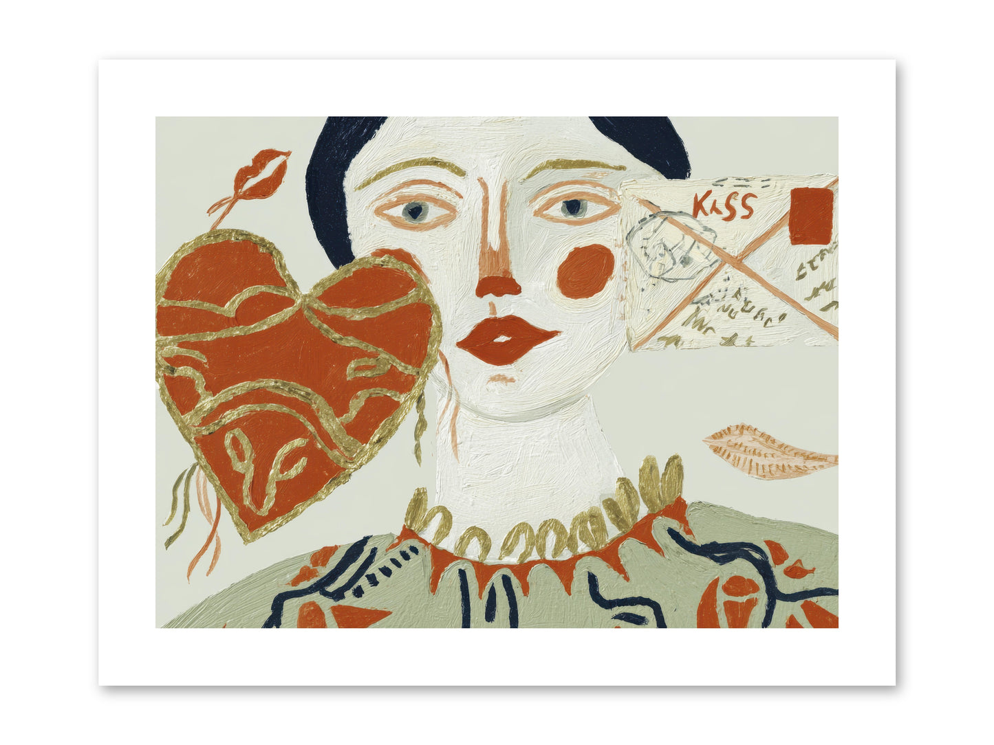 Notes For A Very Good Heart -- Paper Print 12x9