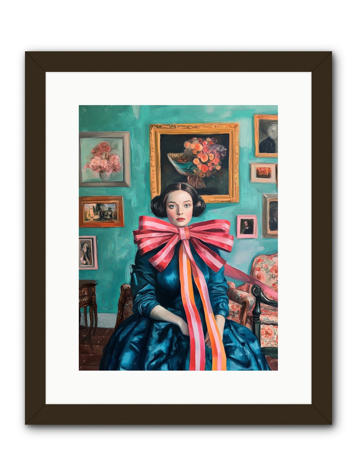 Notes From A Bow Enchantress -- Framed Print - Black 12x16