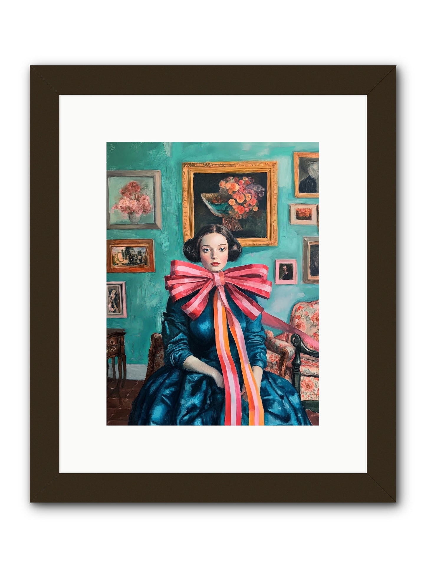 Notes From A Bow Enchantress -- Framed Print - Black 9x12