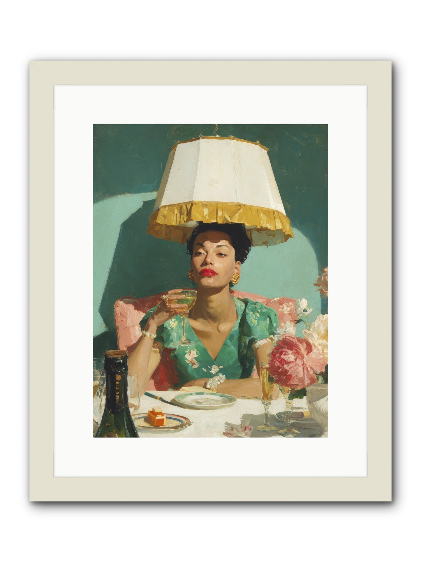 Notes from the Attic Suite -- Framed Print - White 12x16