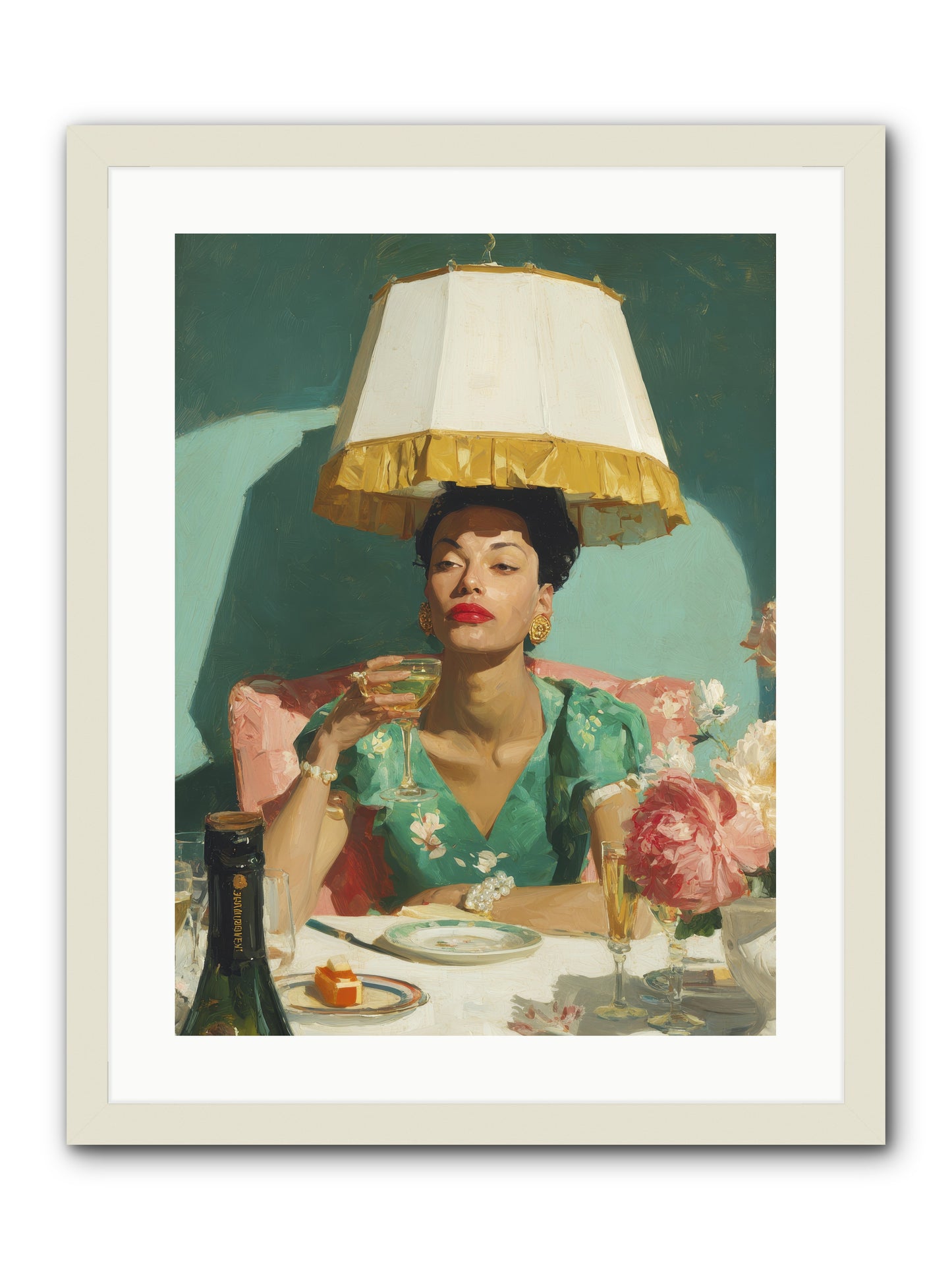 Notes from the Attic Suite -- Framed Print - White 18x24