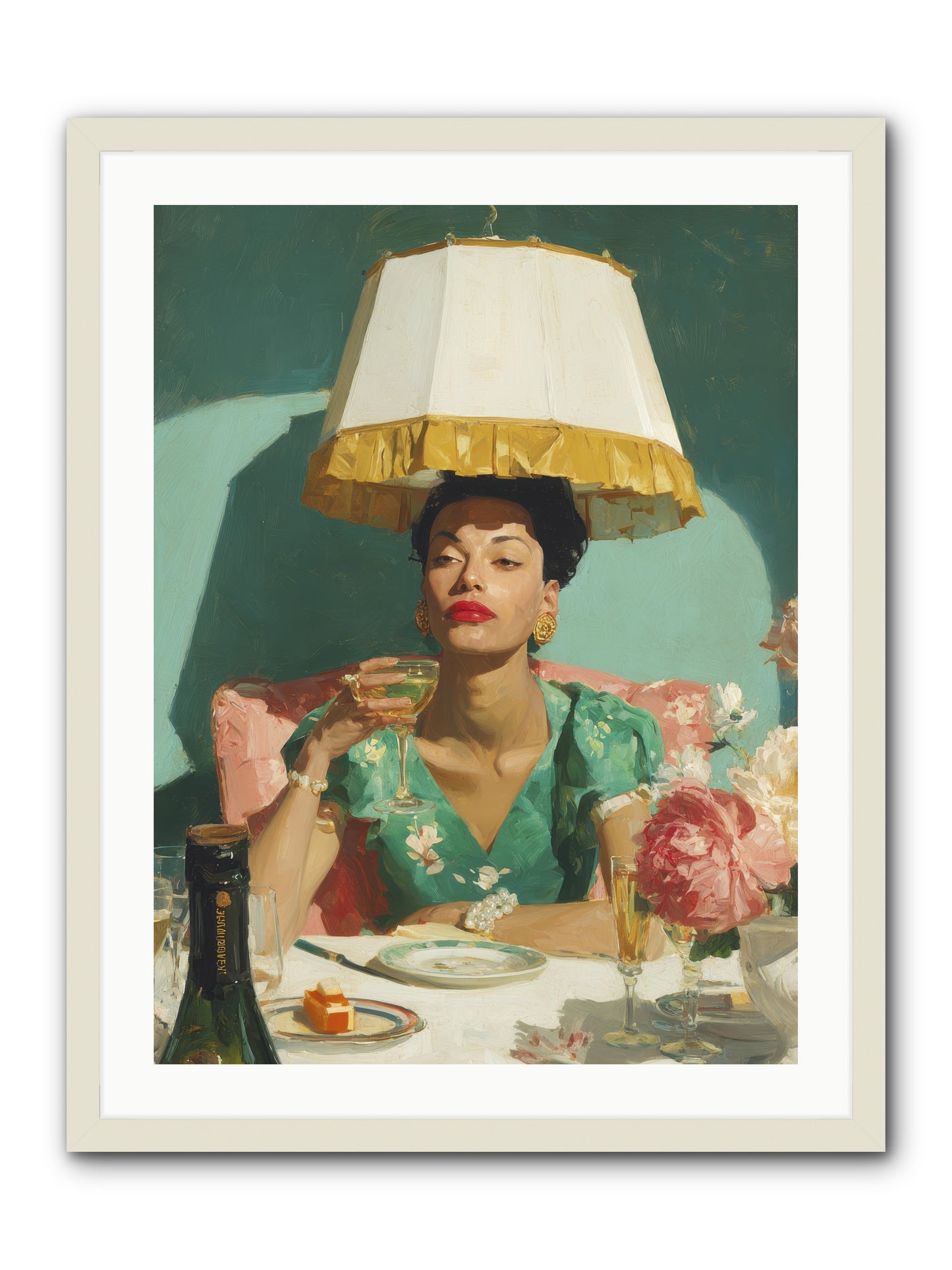 Notes from the Attic Suite -- Framed Print - White 24x32