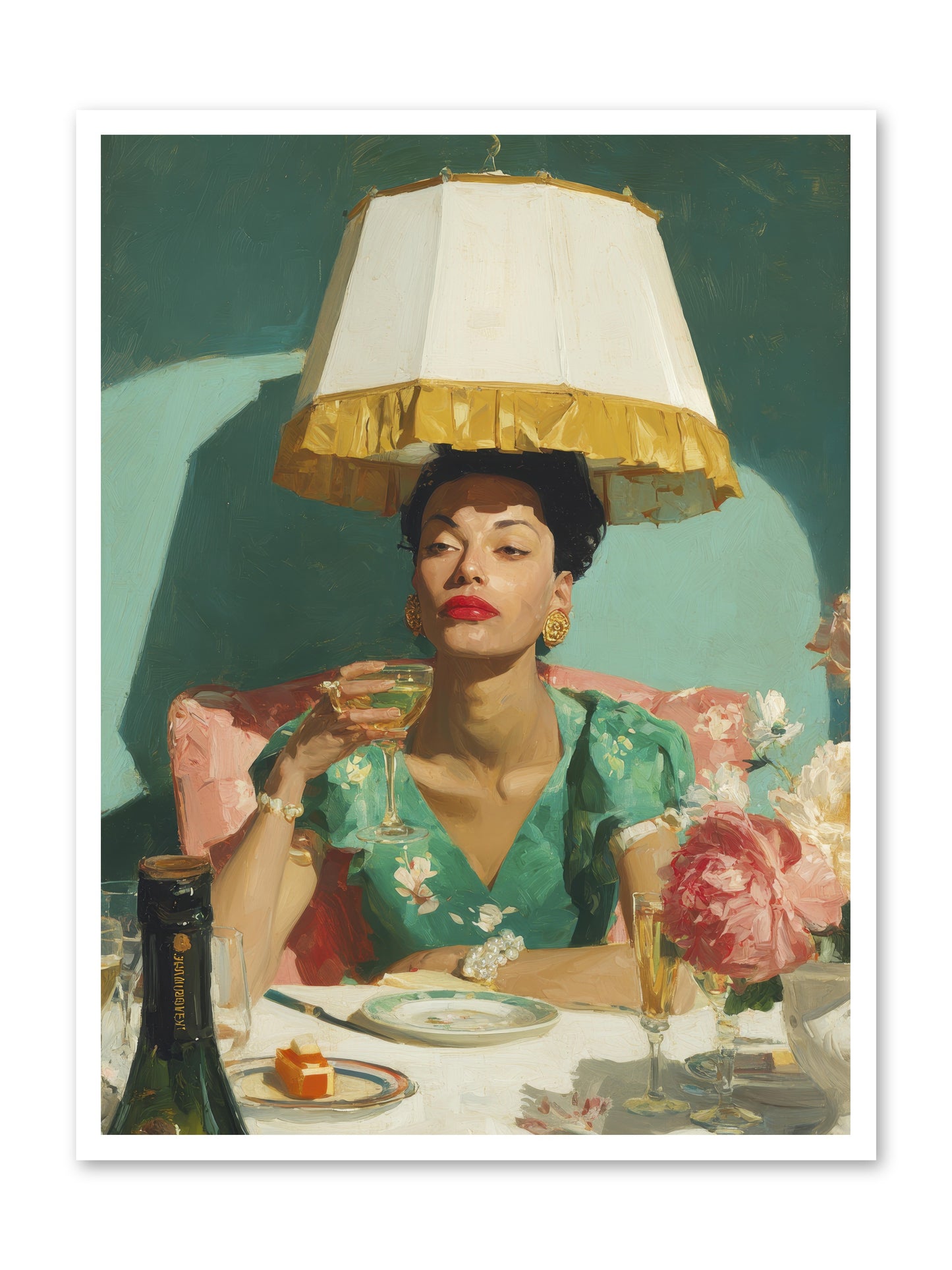 Notes from the Attic Suite -- Loose Canvas Print 30x40
