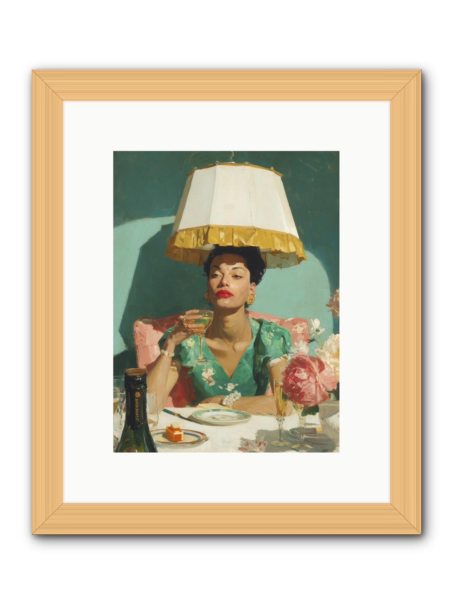 Notes from the Attic Suite -- Framed Print - Natural 9x12