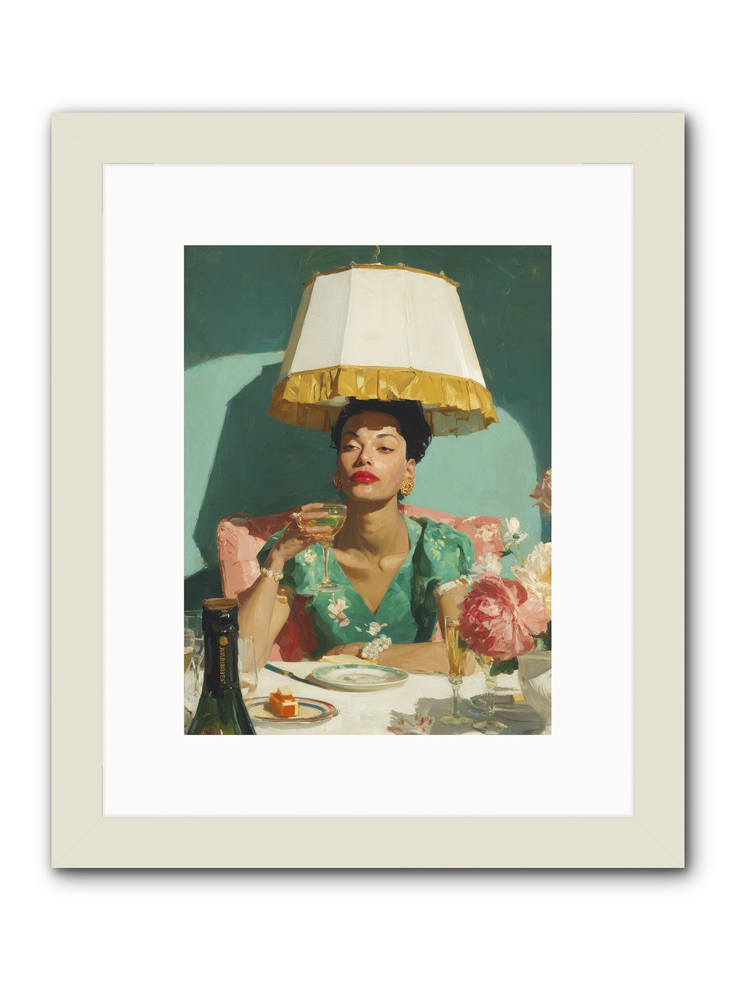 Notes from the Attic Suite -- Framed Print - White 9x12