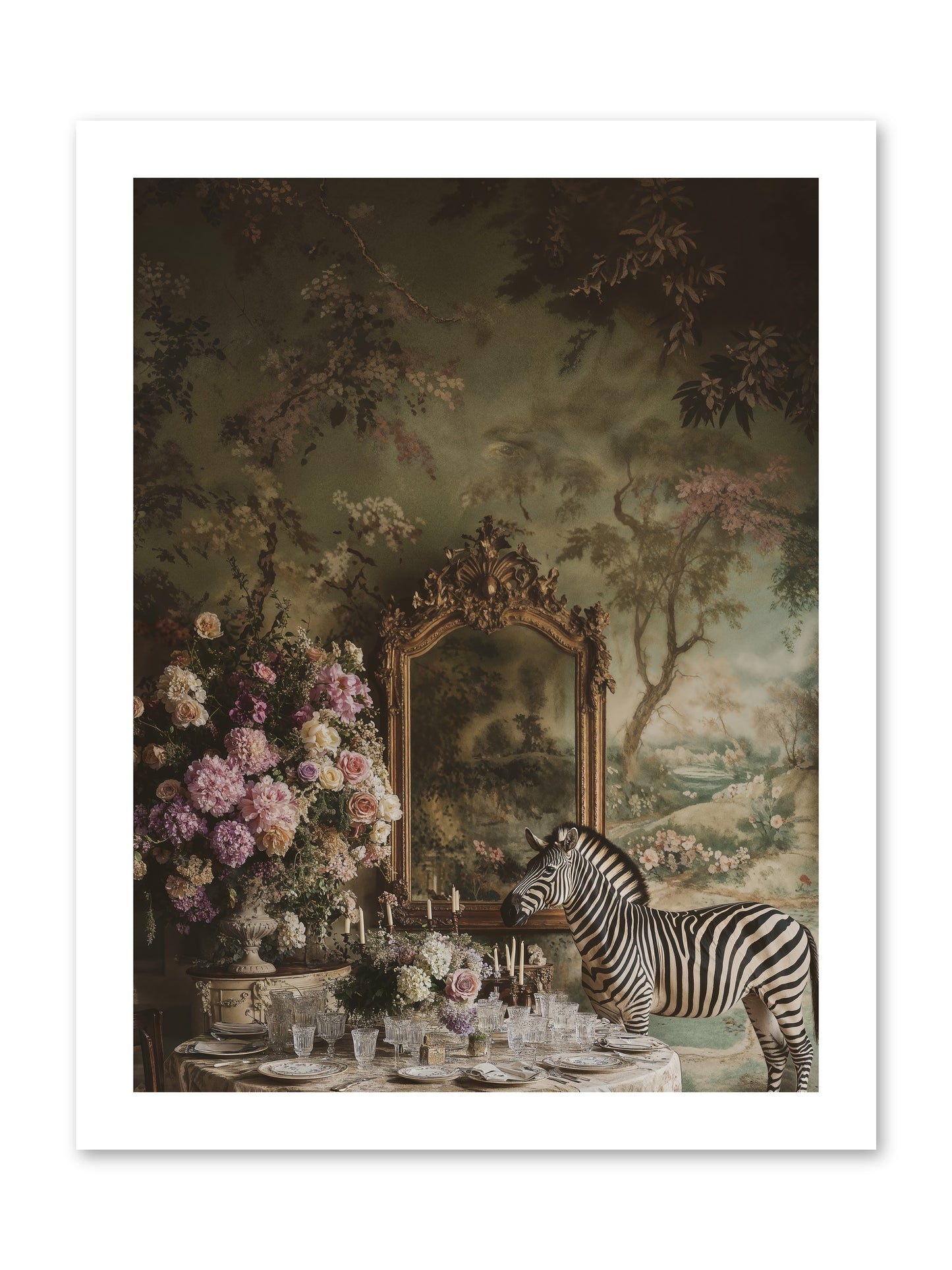 Oberon's Feast -- Loose Canvas Print 12x16