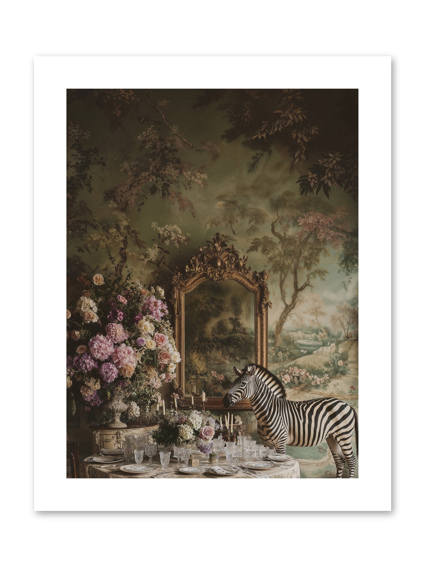 Oberon's Feast -- Paper Print 9x12