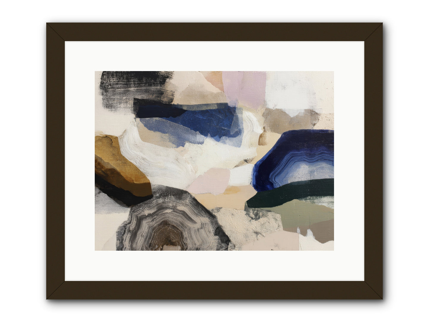 Oblique clarity -- Framed Print - Black 16x12
