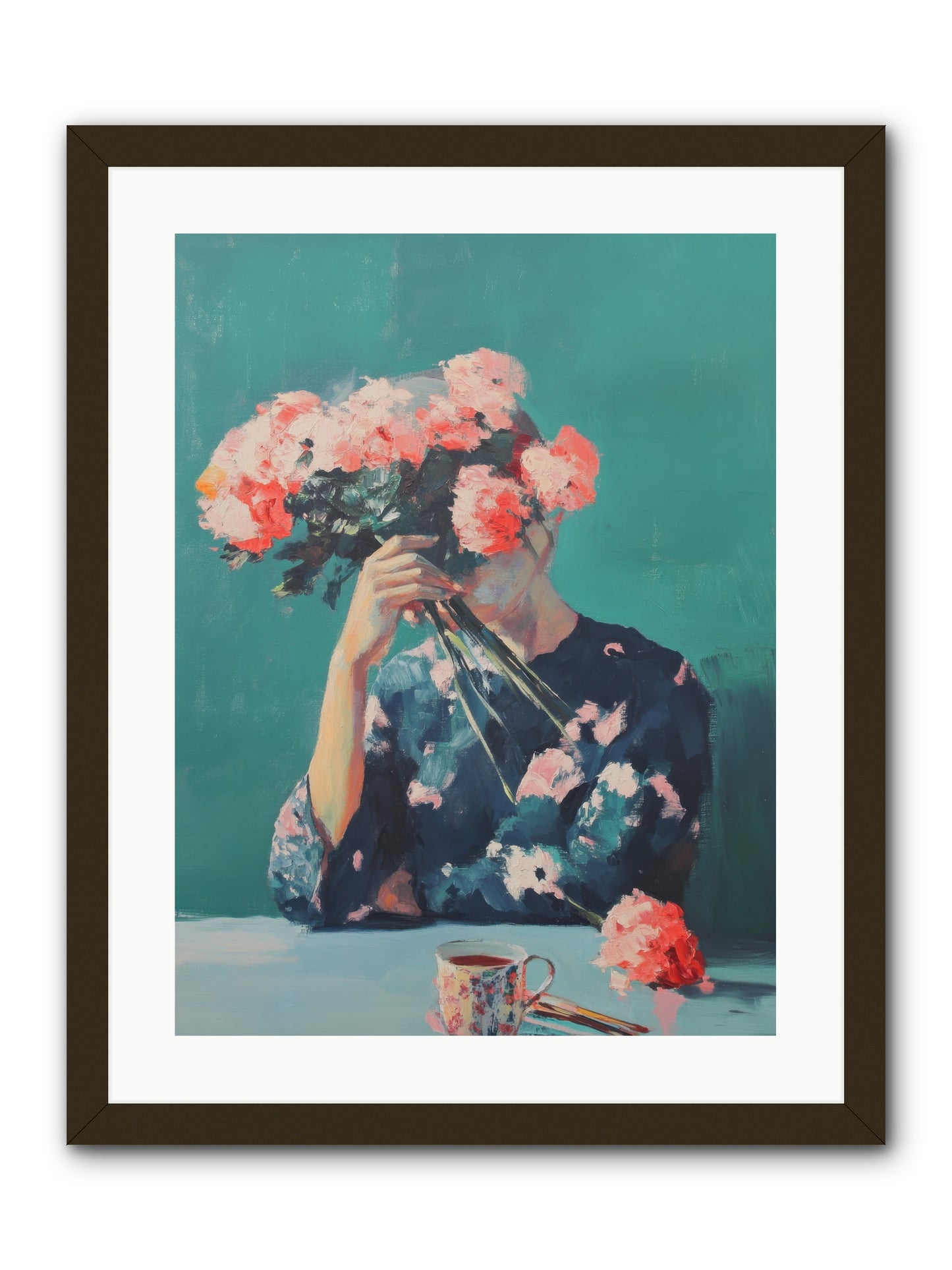 Obscured Affections -- Framed Print - Black 18x24