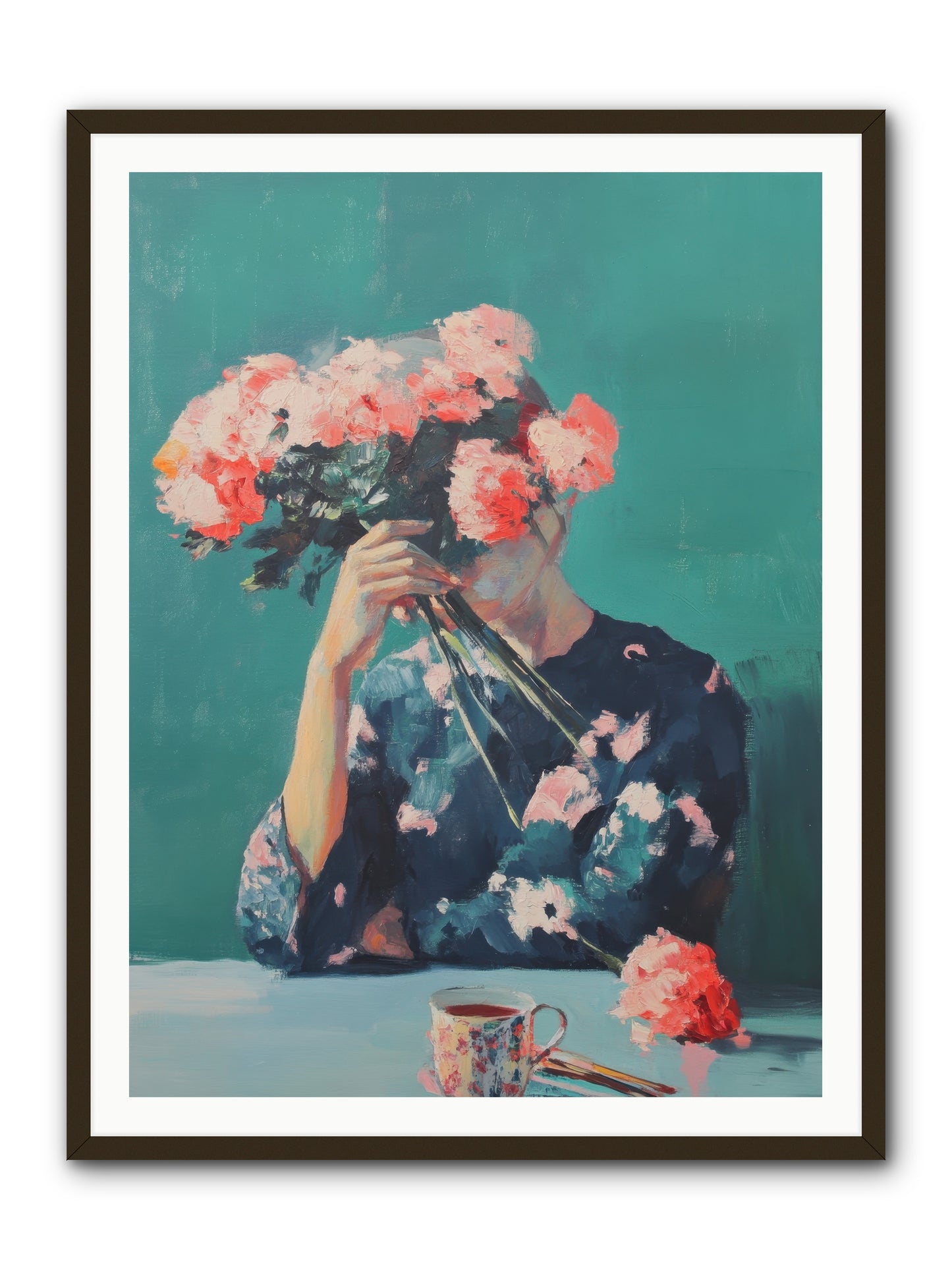 Obscured Affections -- Framed Print - Black 36x48